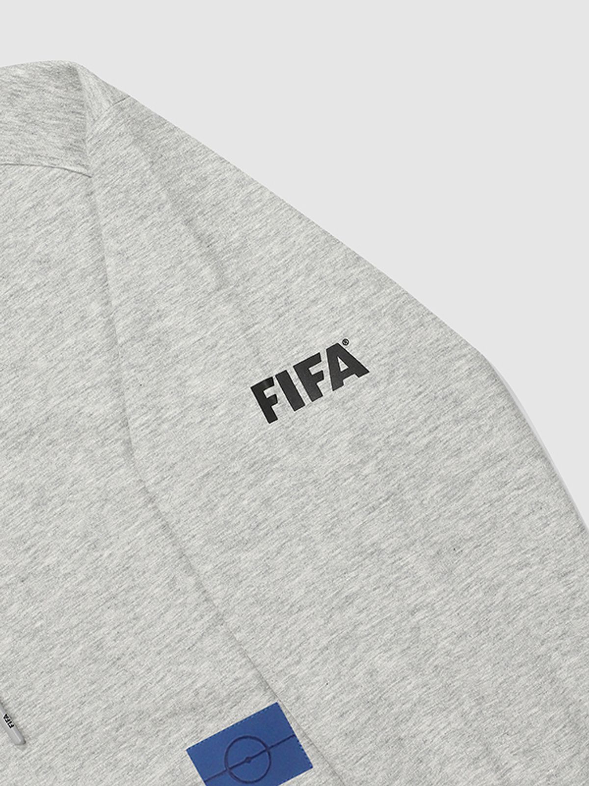 피파 1904(FIFA 1904) 에센셜 메모리 집업 멜란지그레이(FF23HZ01U_140)
