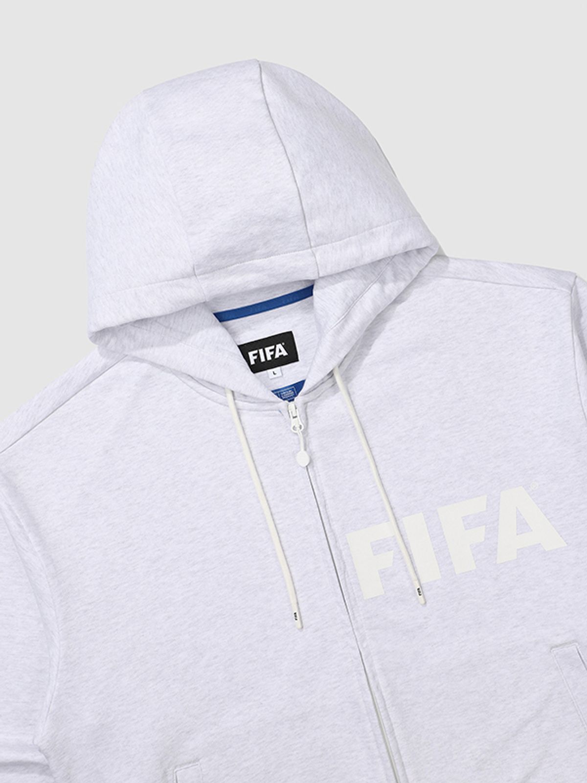 피파 1904(FIFA 1904) 에센셜 풋볼 집업 멜란지그레이(FF23HZ06U_140)