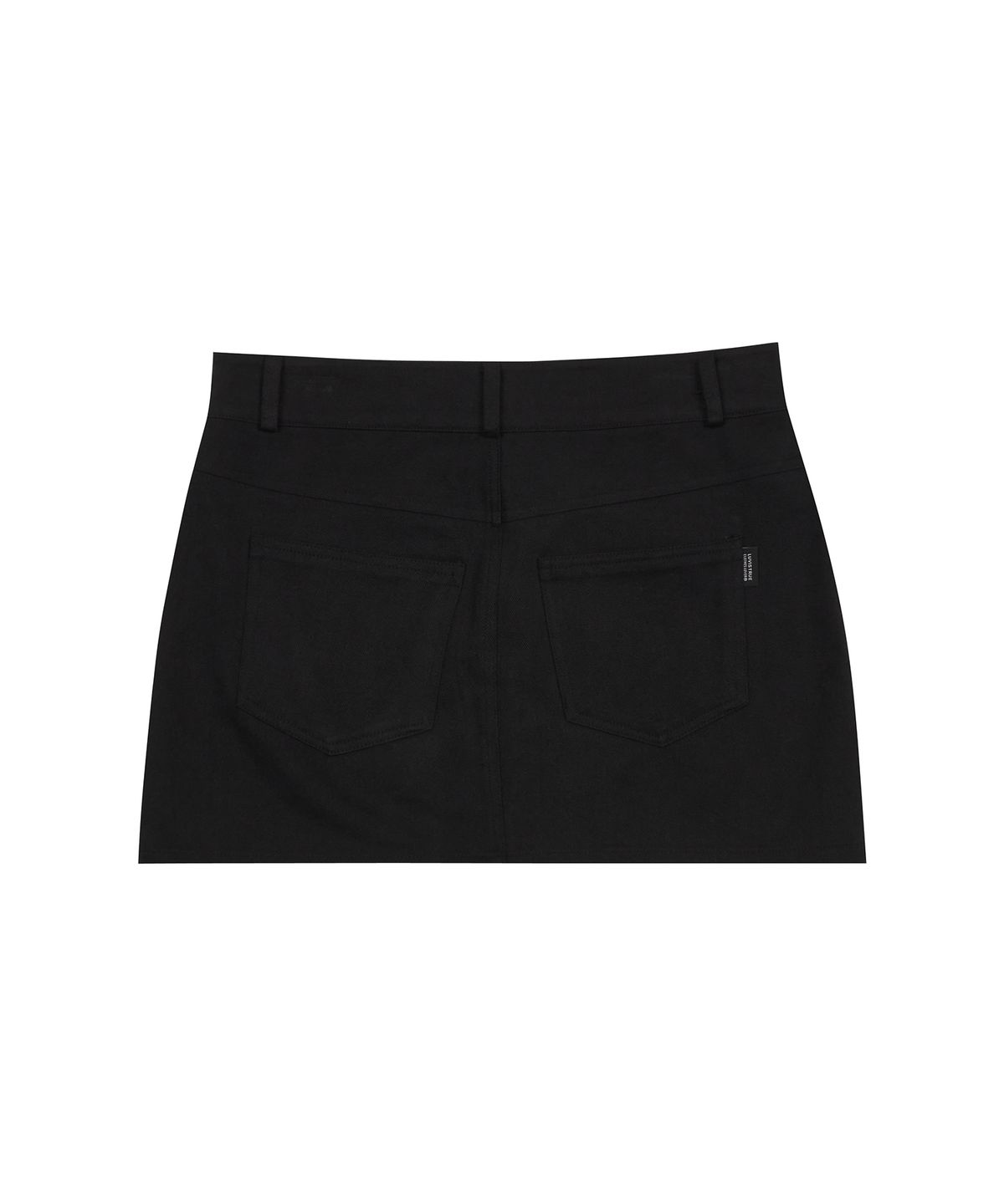 러브이즈트루(LUVISTRUE) MZ LOW LISE SKIRT(BLACK)
