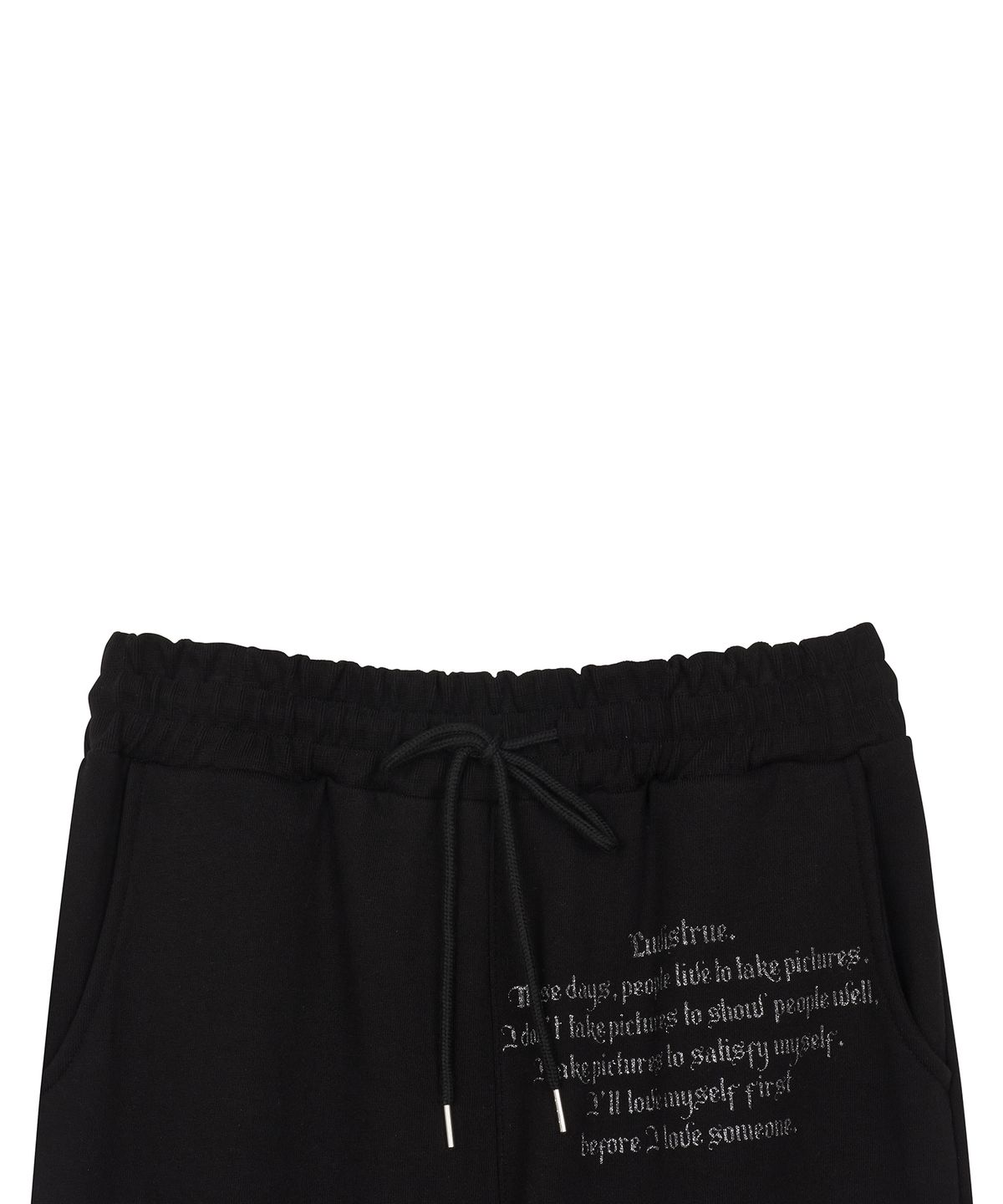 러브이즈트루(LUVISTRUE) MZ STAR GLITTER PANTS(BLACK)