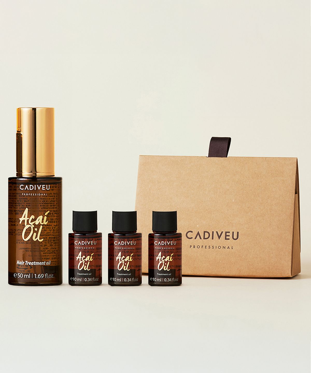 카디뷰(CADIVEU) [삼각기프트박스] 아사이오일 50+30ml 선물세트