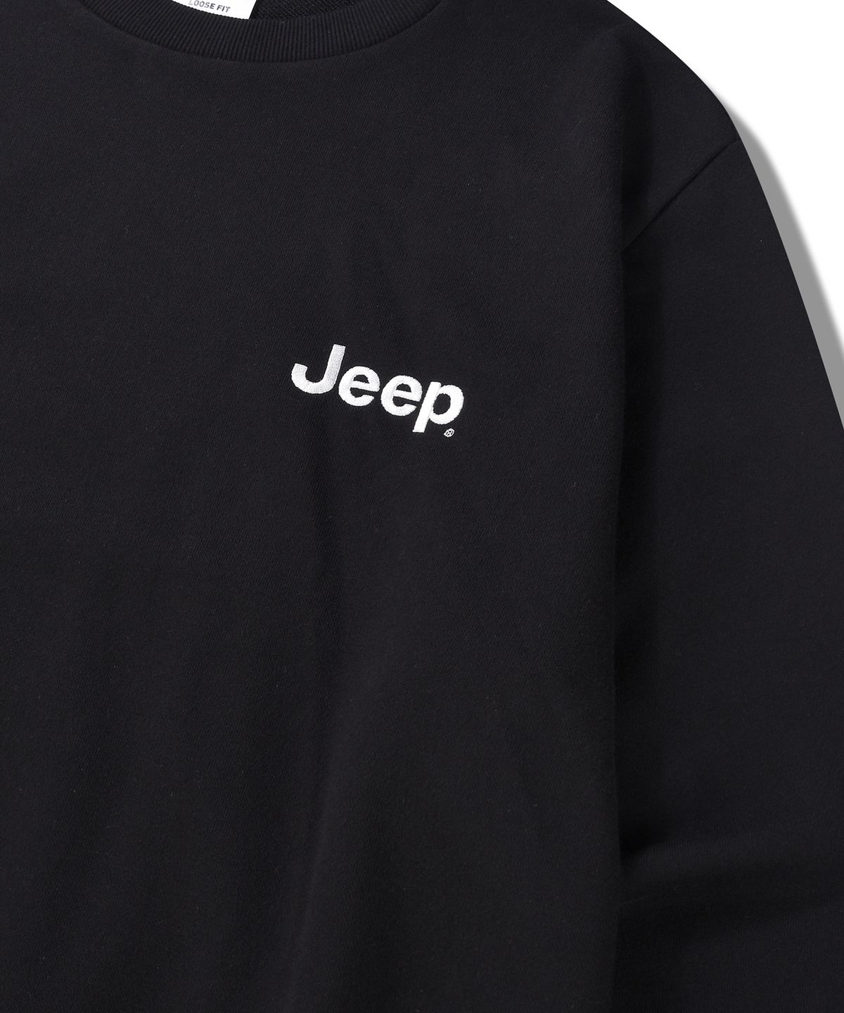 지프(JEEP) 스몰로고 맨투맨 (JQ5TSU802BK)