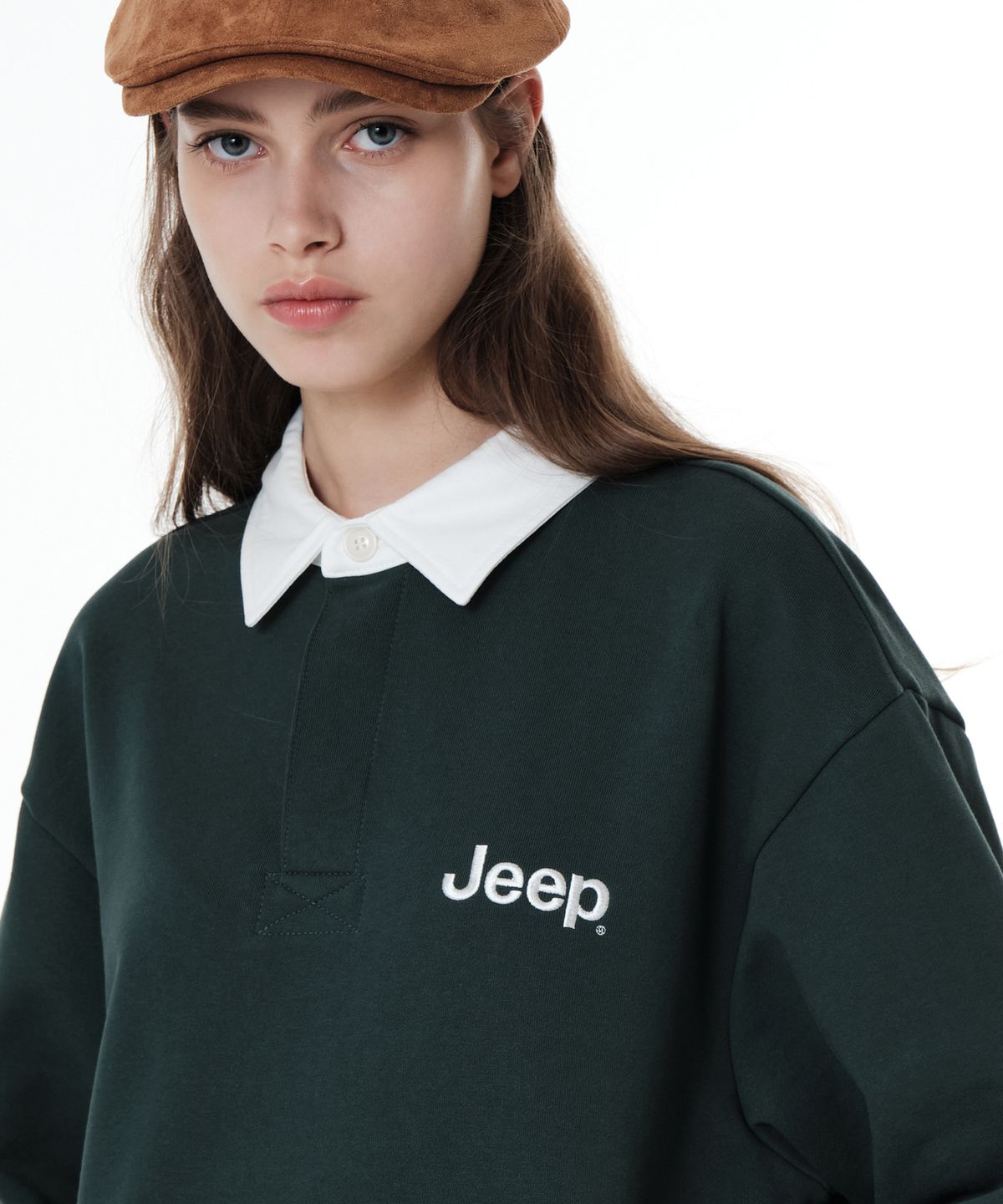 지프(JEEP) 럭비 맨투맨 (JP5TSU824GN)