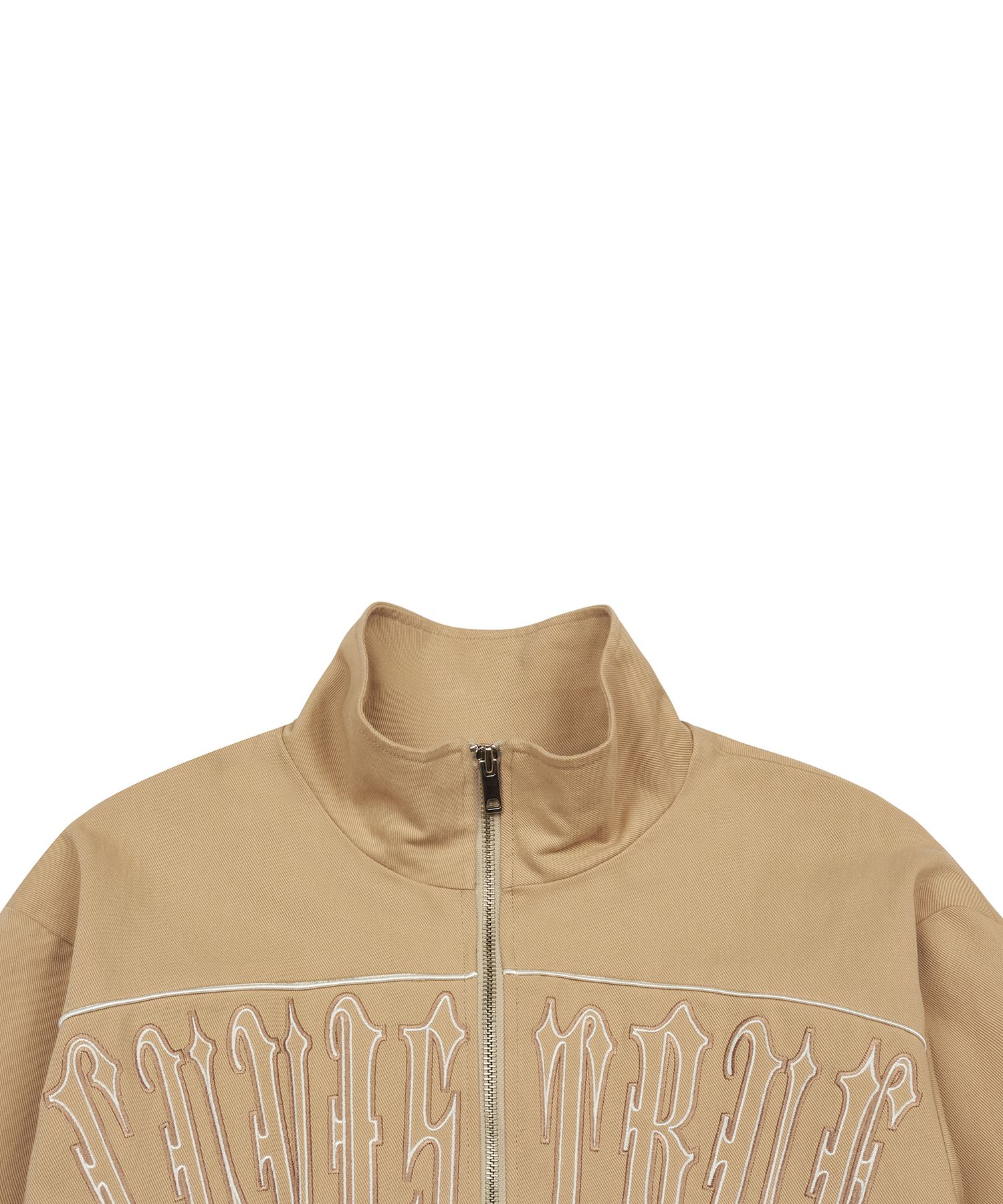 ☆人気☆【LUV IS TRUE】☆MZ CROP STADIU.M☆ジャケット☆ MUSINSA公式 | LUV IS TRUE MZ CROP STADIUM (BEIGE)