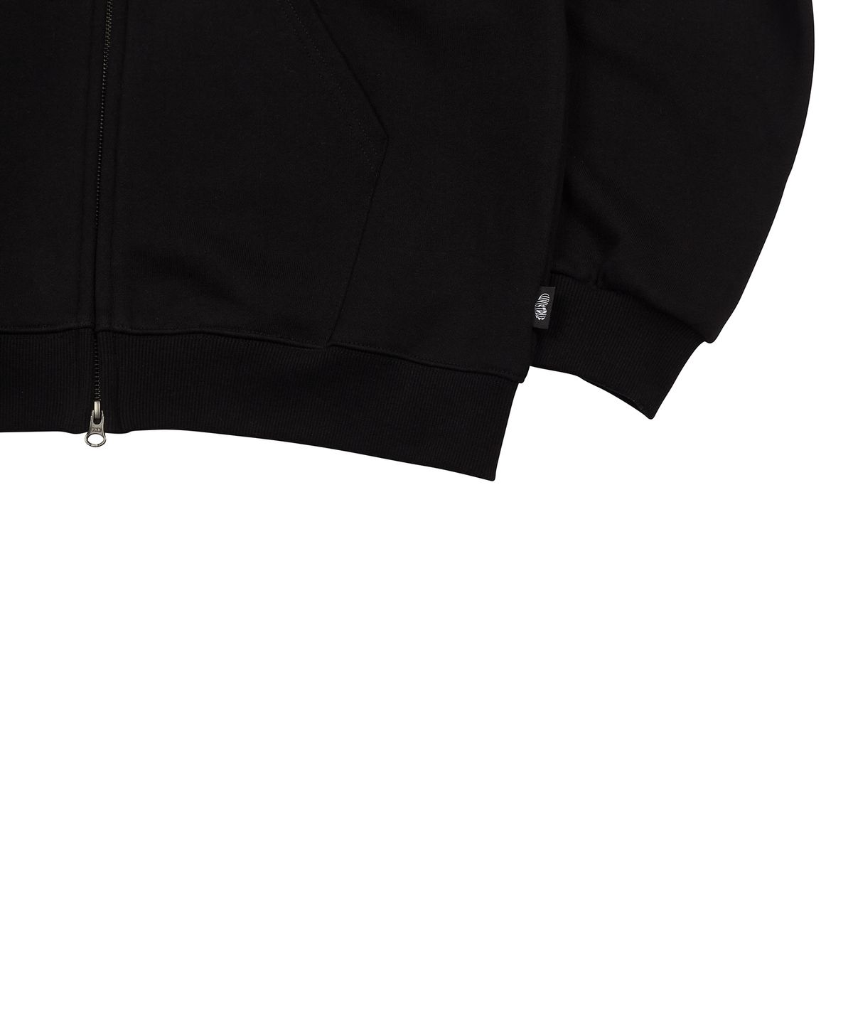 러브이즈트루(LUVISTRUE) MZ 2-WAY GLITTER HOOD ZIP UP(BLACK)