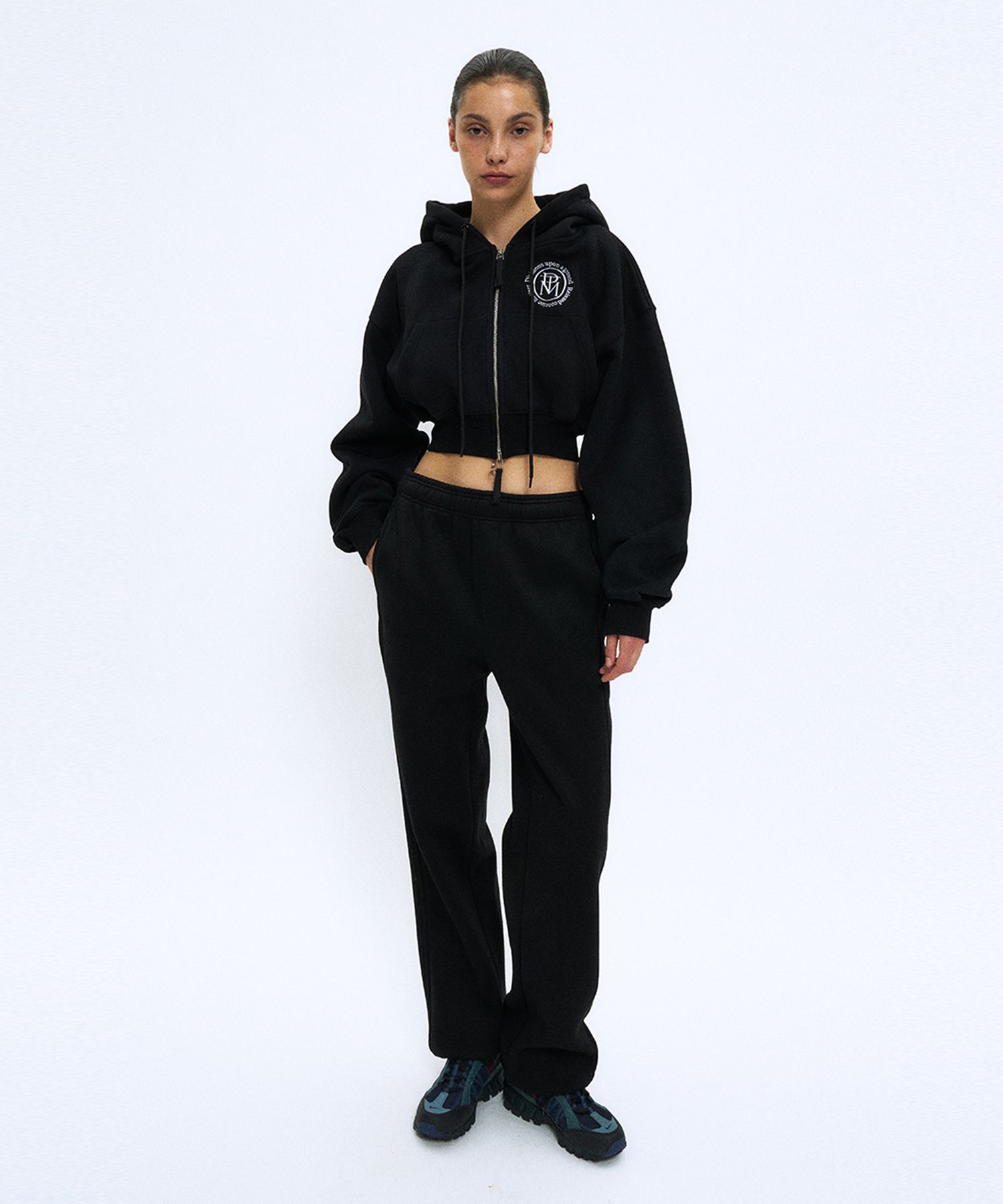 【PARTIMENTO】★ WIDE SWEATPANTS ★ 8 COLOR MUSINSA | PARTIMENTO WOMEN Wide sweatpants_black