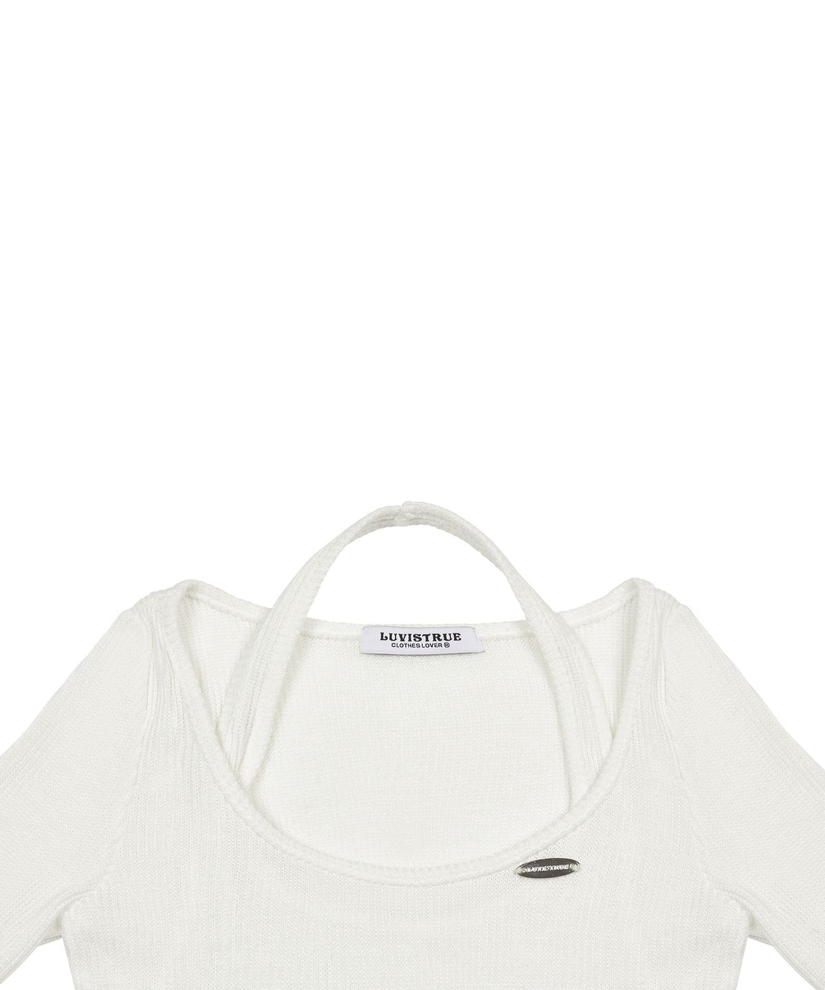 러브이즈트루(LUVISTRUE) MZ LAYERED KNIT(WHITE)