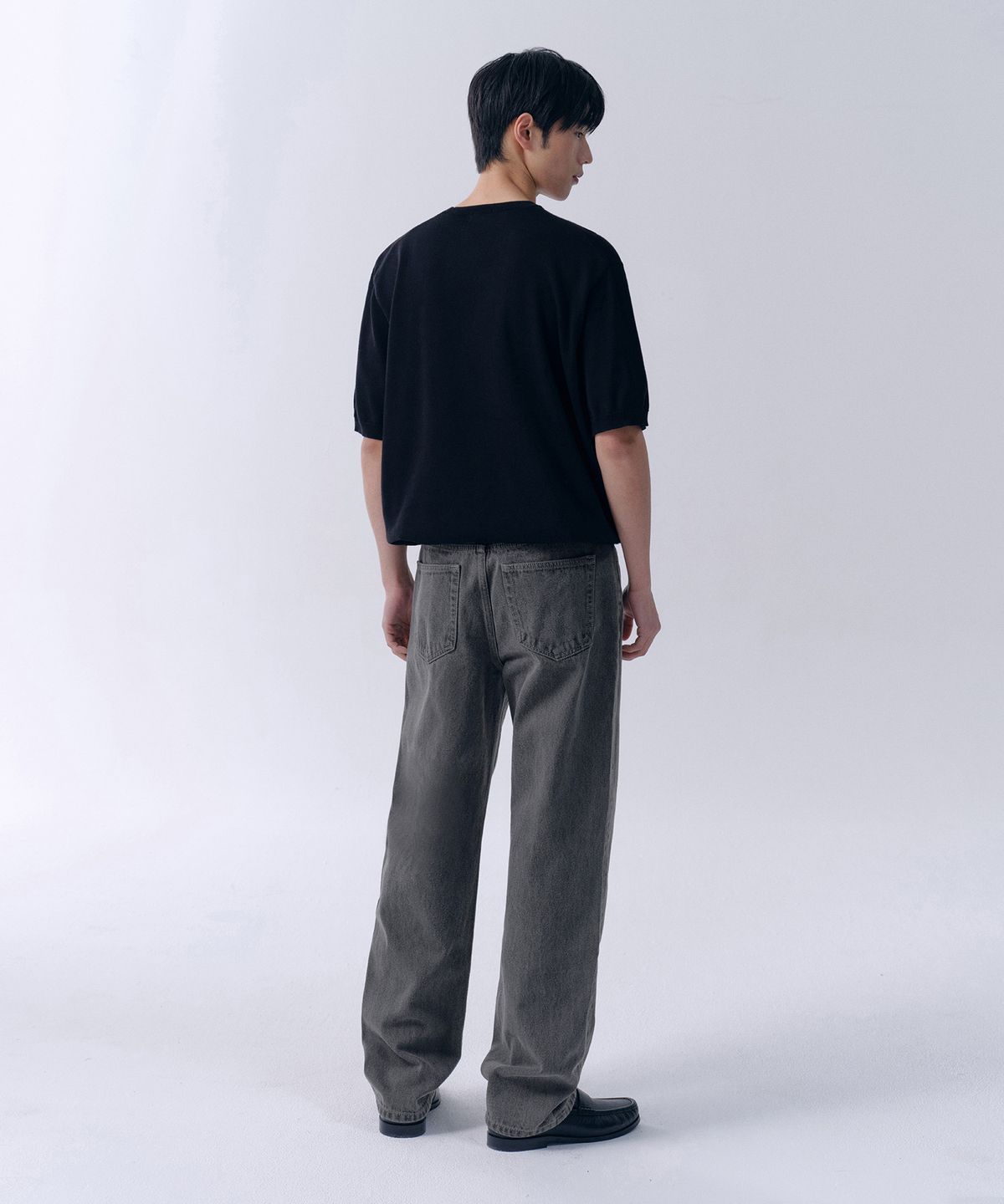 무신사 스탠다드(MUSINSA STANDARD) 레귤러 핏 데님 팬츠 [그레이]