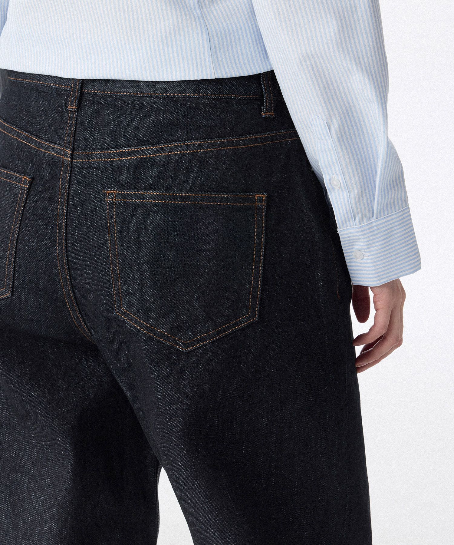 デニム・ジーパン MUSINSA STANDARD WOMAN Women's inner brushed wide denim pant MUSINSA | MUSINSA STANDARD WOMAN [Cool Standard] Women's