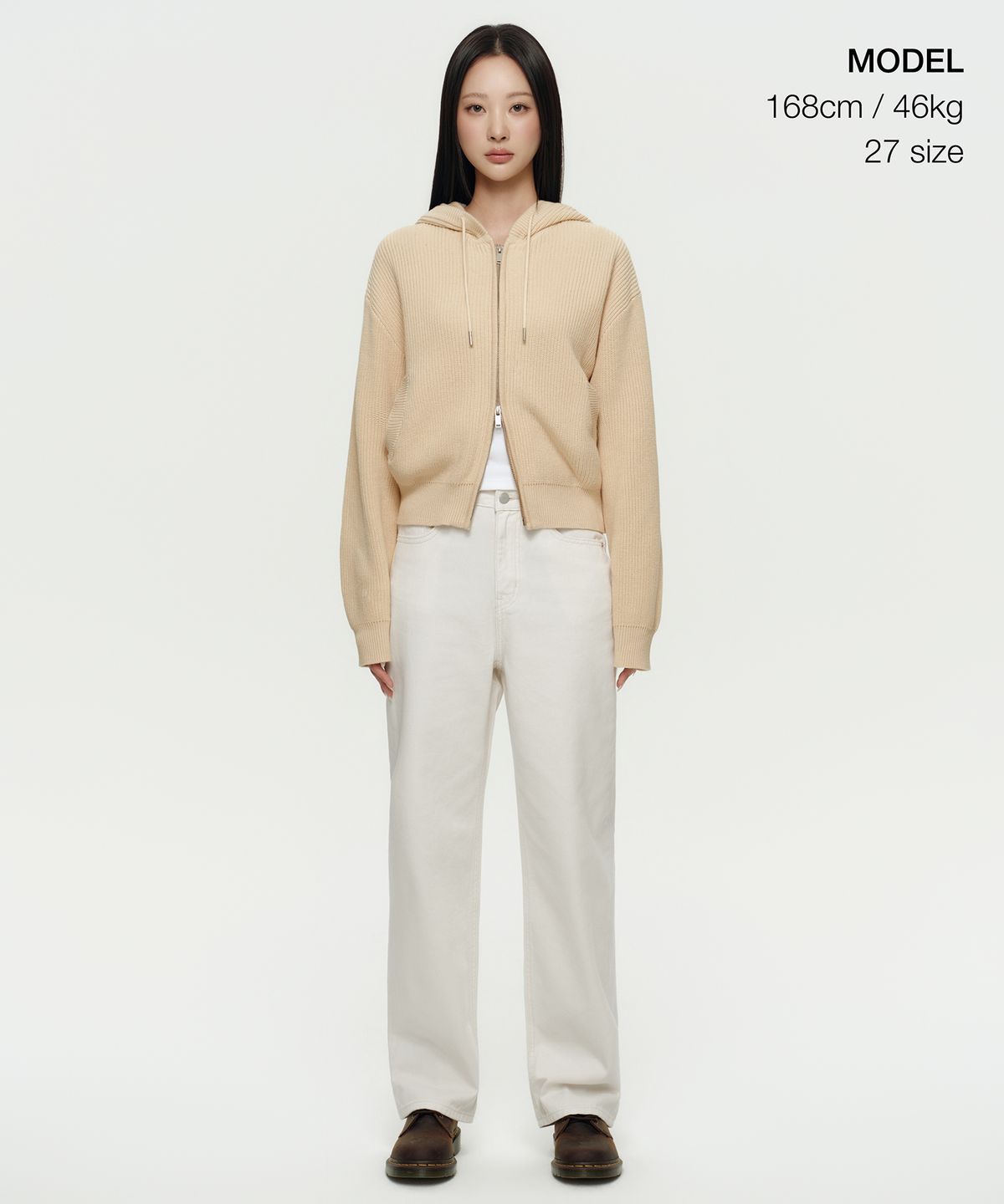 무신사 스탠다드 우먼(MUSINSA STANDARD WOMAN) 우먼즈 스트레이트 데님 팬츠 [크림]