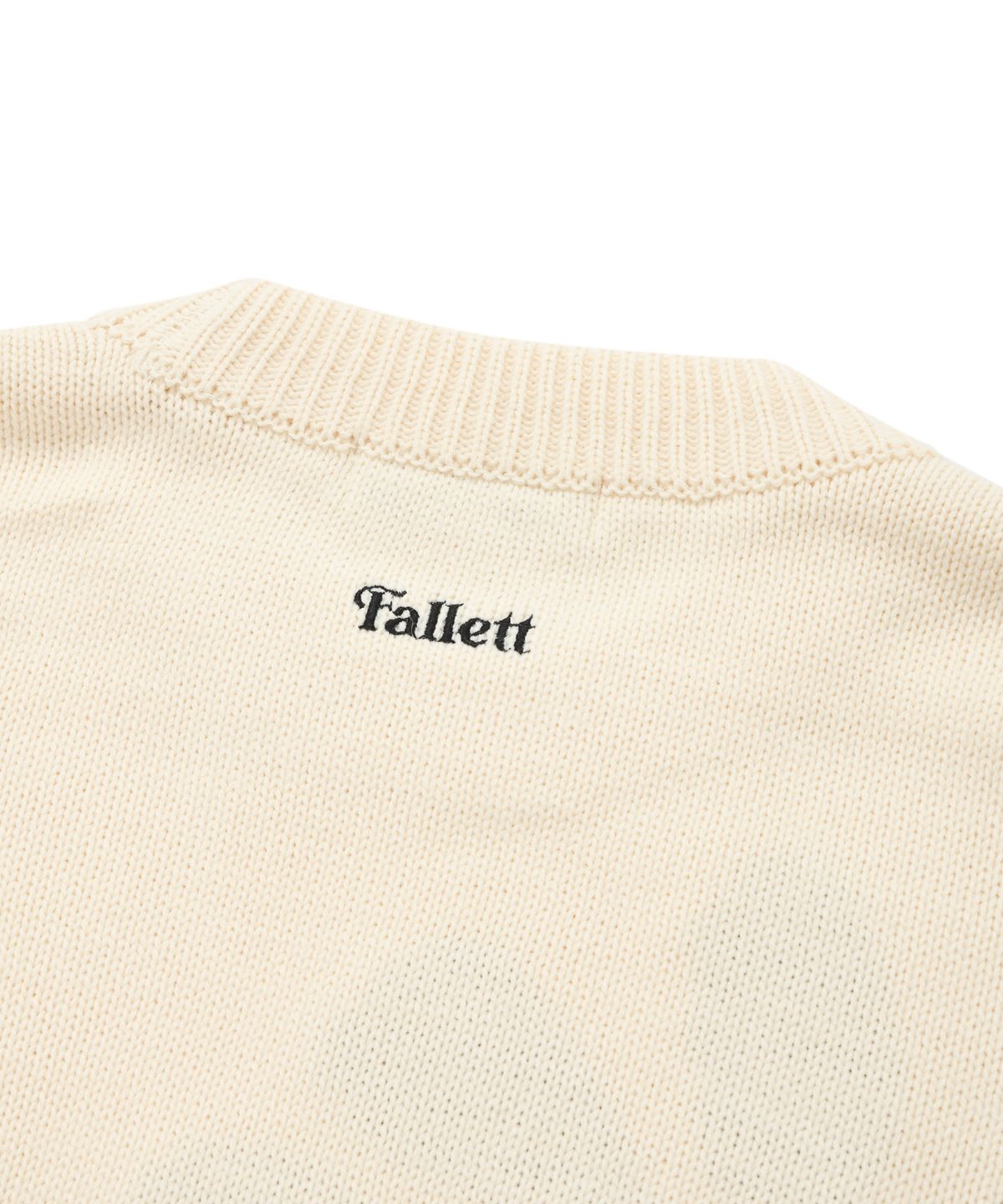 팔렛(FALLETT) 네로 플라워 니트 아이보리