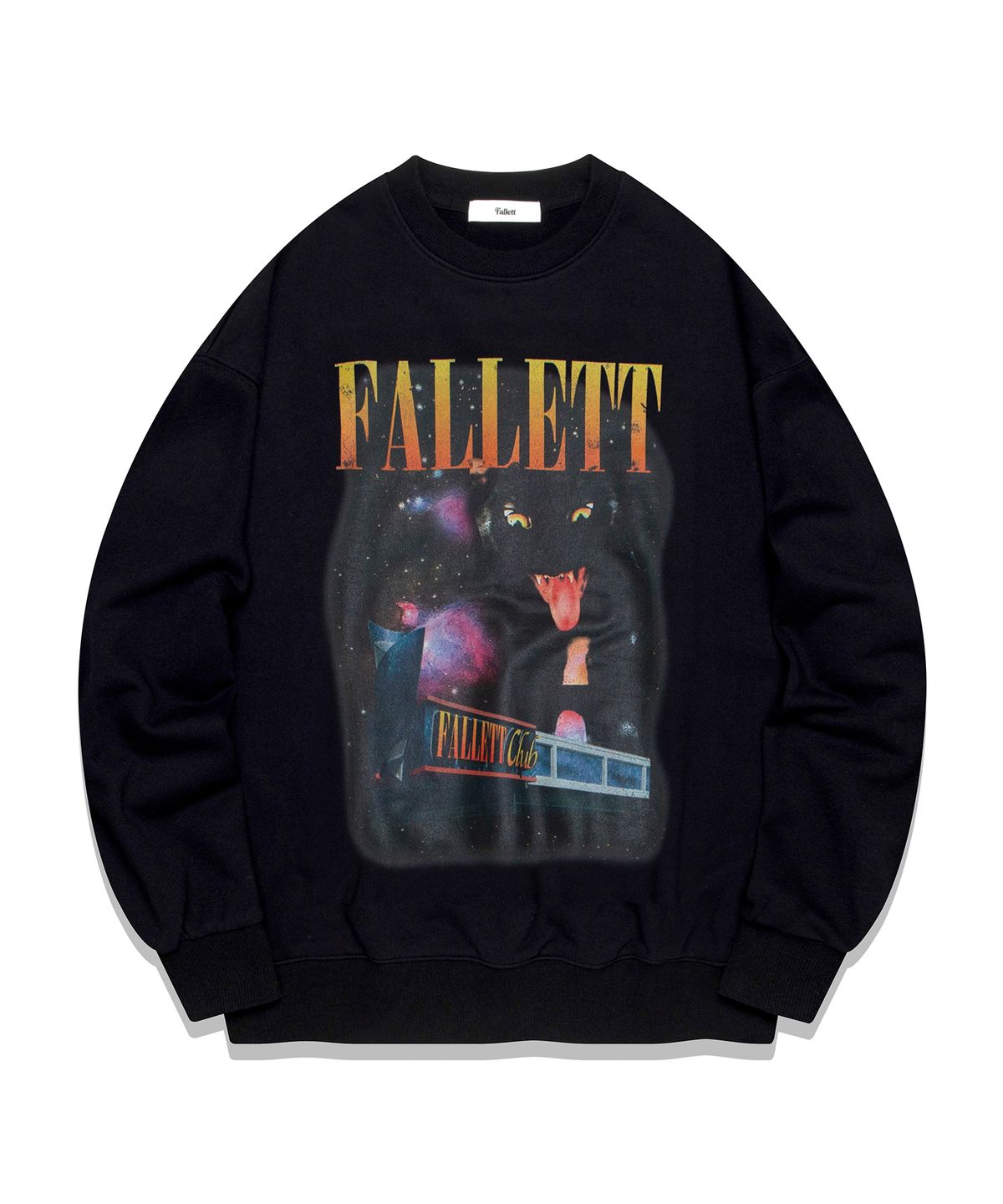 팔렛(FALLETT) 클럽 네로 맨투맨 블랙