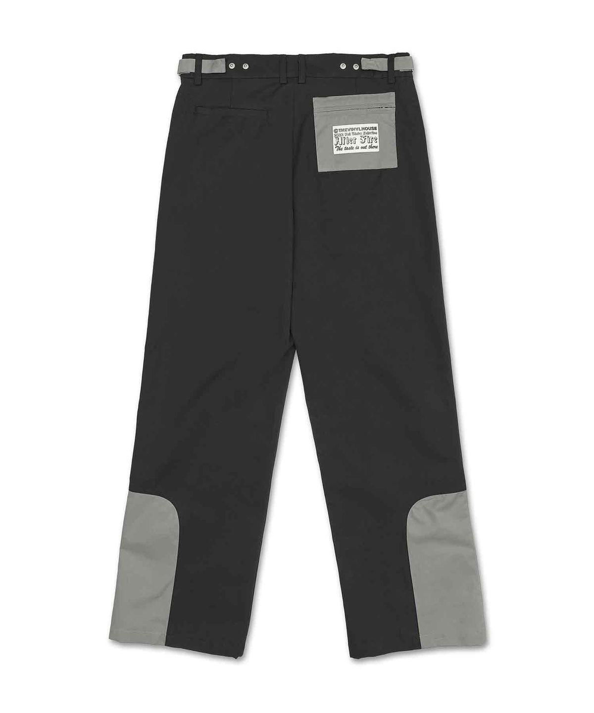더바이닐하우스(THEVINYLHOUSE) RACER PANTS BLACK (VH2CFUPA11A)