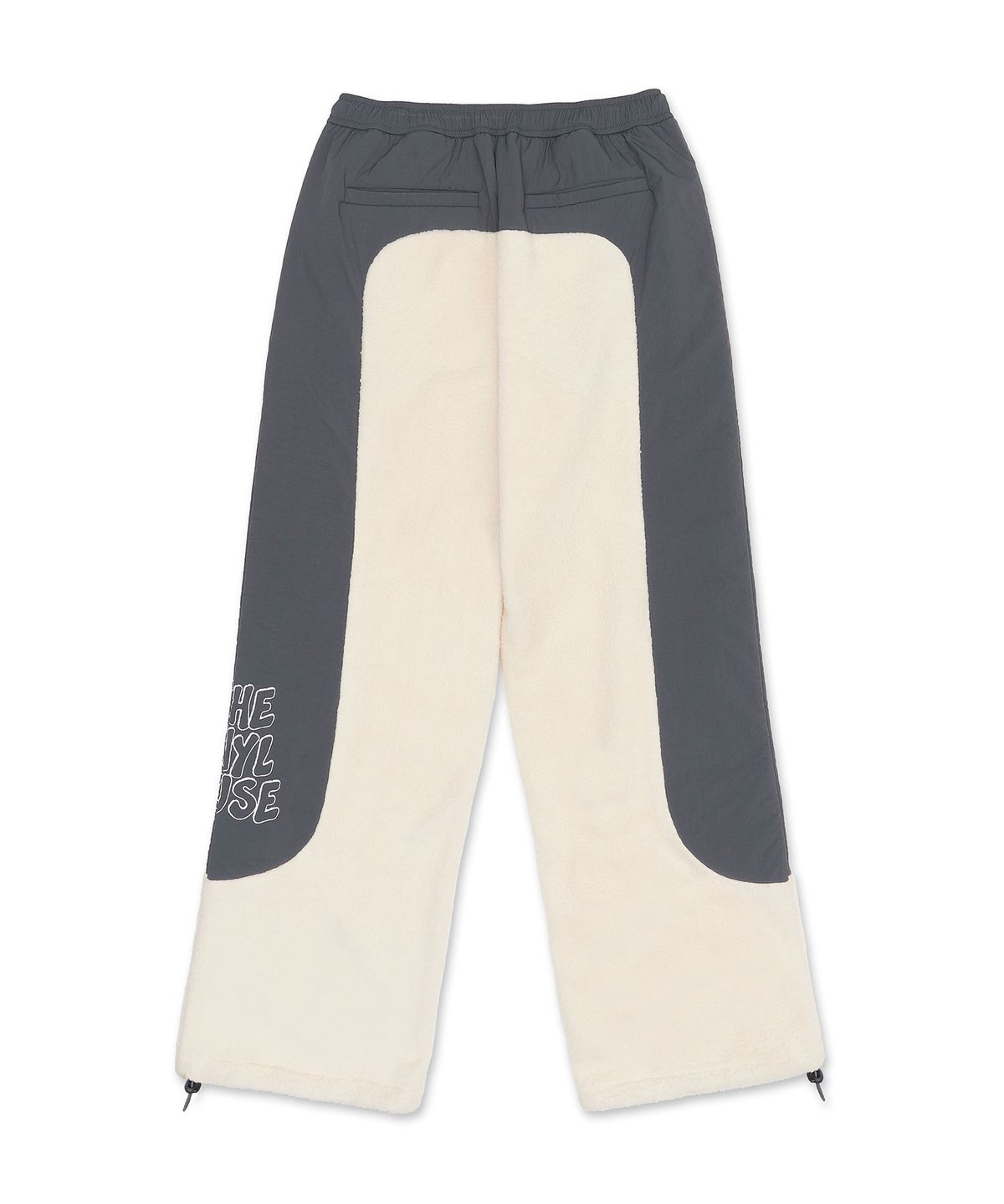더바이닐하우스(THEVINYLHOUSE) PANELED FLEECE PANTS IVORY (VH2CWUPA10A)