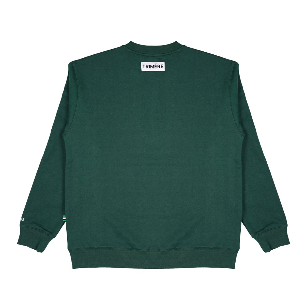 트리메르(TRIMERE) 아플리케 맨투맨 UNISEX GREEN