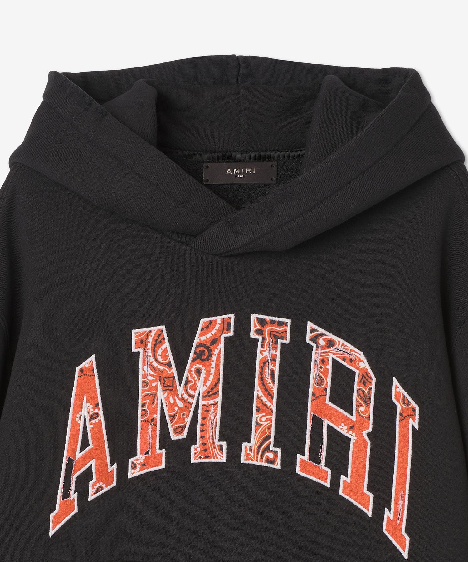AMIRI◆Bandanaロゴパーカー AMIRI bandana-print Hoodie | Black | FARFETCH