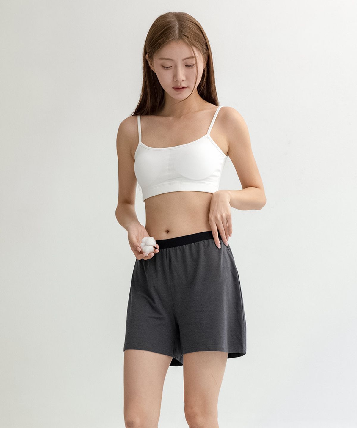 싸이클린(CYCLEAN) 여성 트렁크 순면팬티 (그레이)