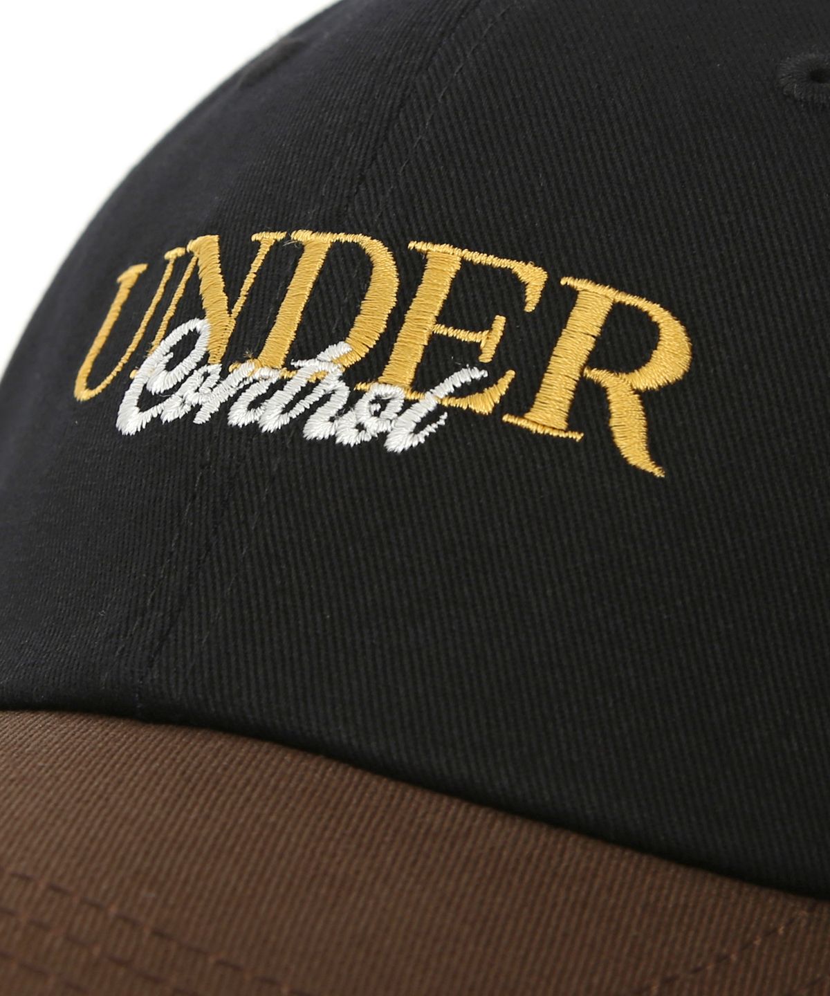 언더컨트롤(UNDERCONTROL) 코튼 볼캡 ATHLETIC / AUTHENTIC B B / BLACK BROWN