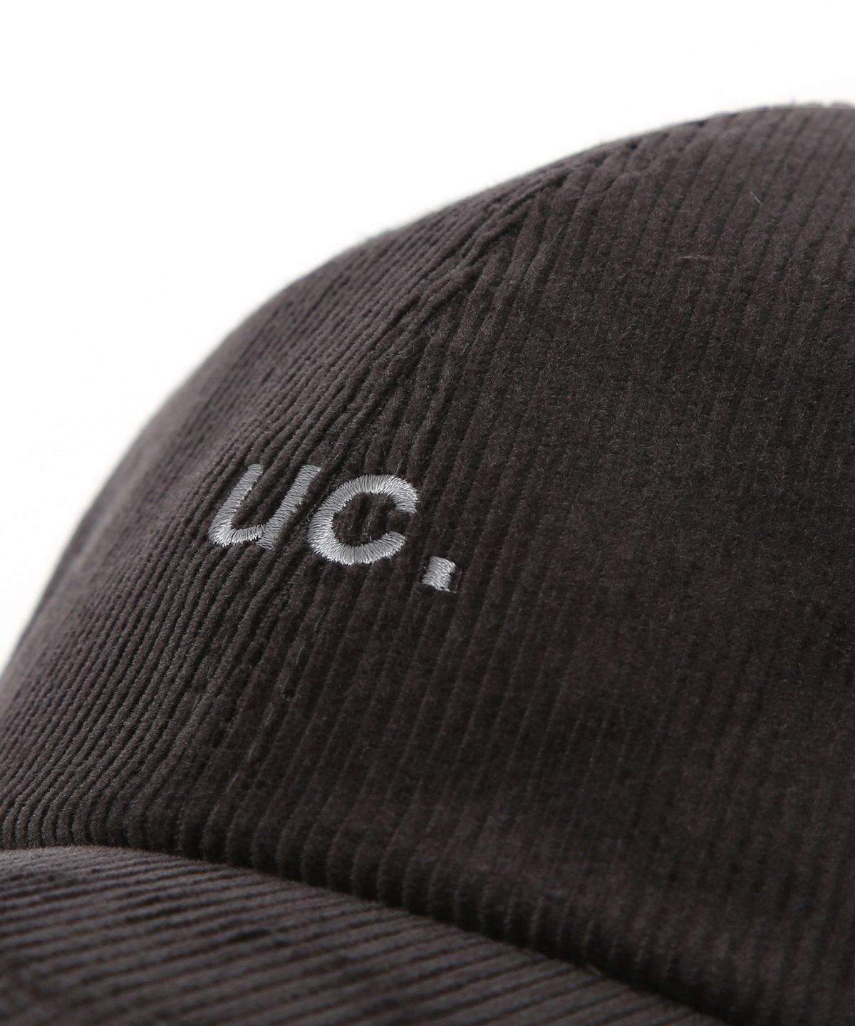 언더컨트롤(UNDERCONTROL) 코듀로이 볼캡 UC / AUTHENTIC B B / CD / CHARCOAL