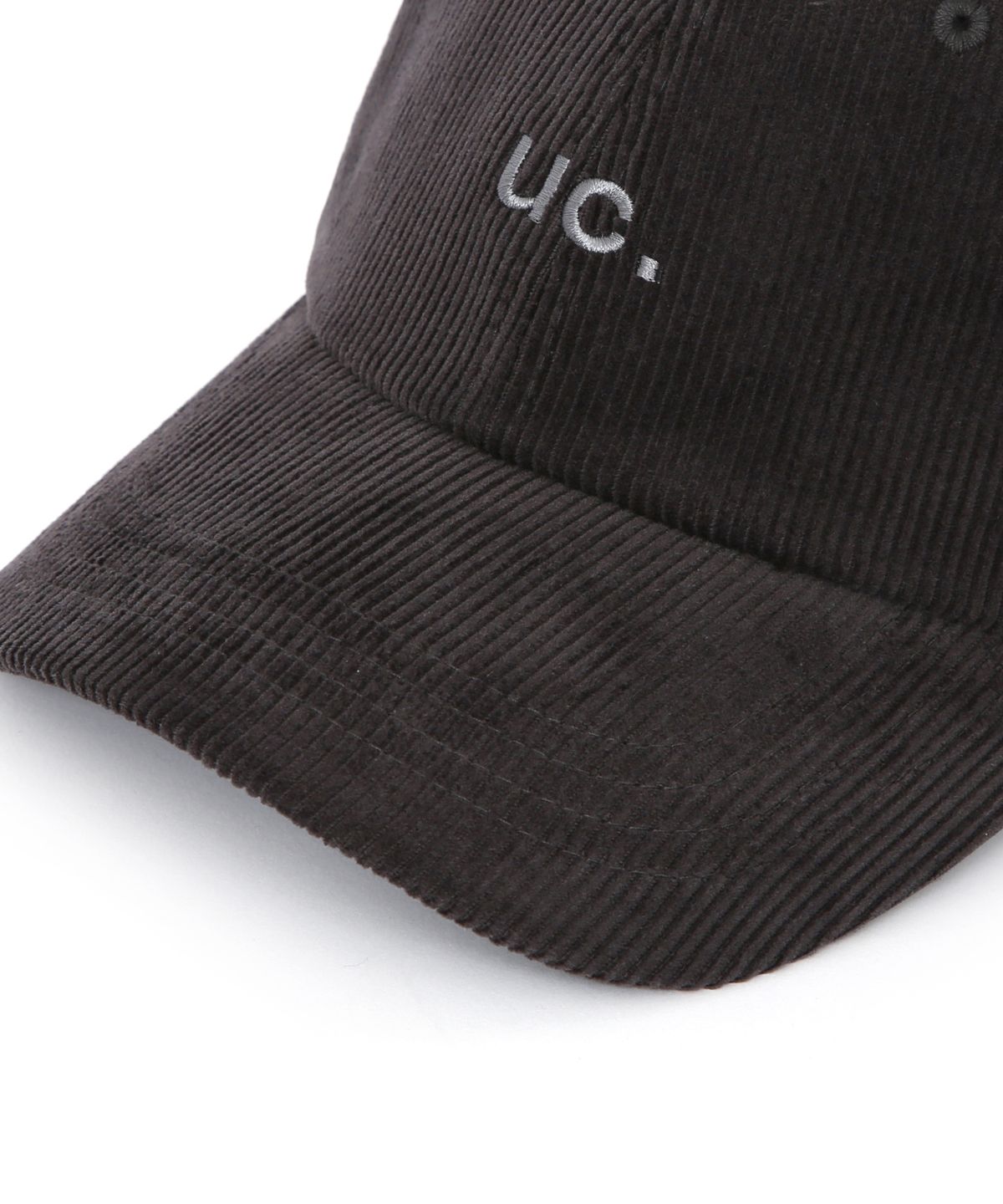 언더컨트롤(UNDERCONTROL) 코듀로이 볼캡 UC / AUTHENTIC B B / CD / CHARCOAL