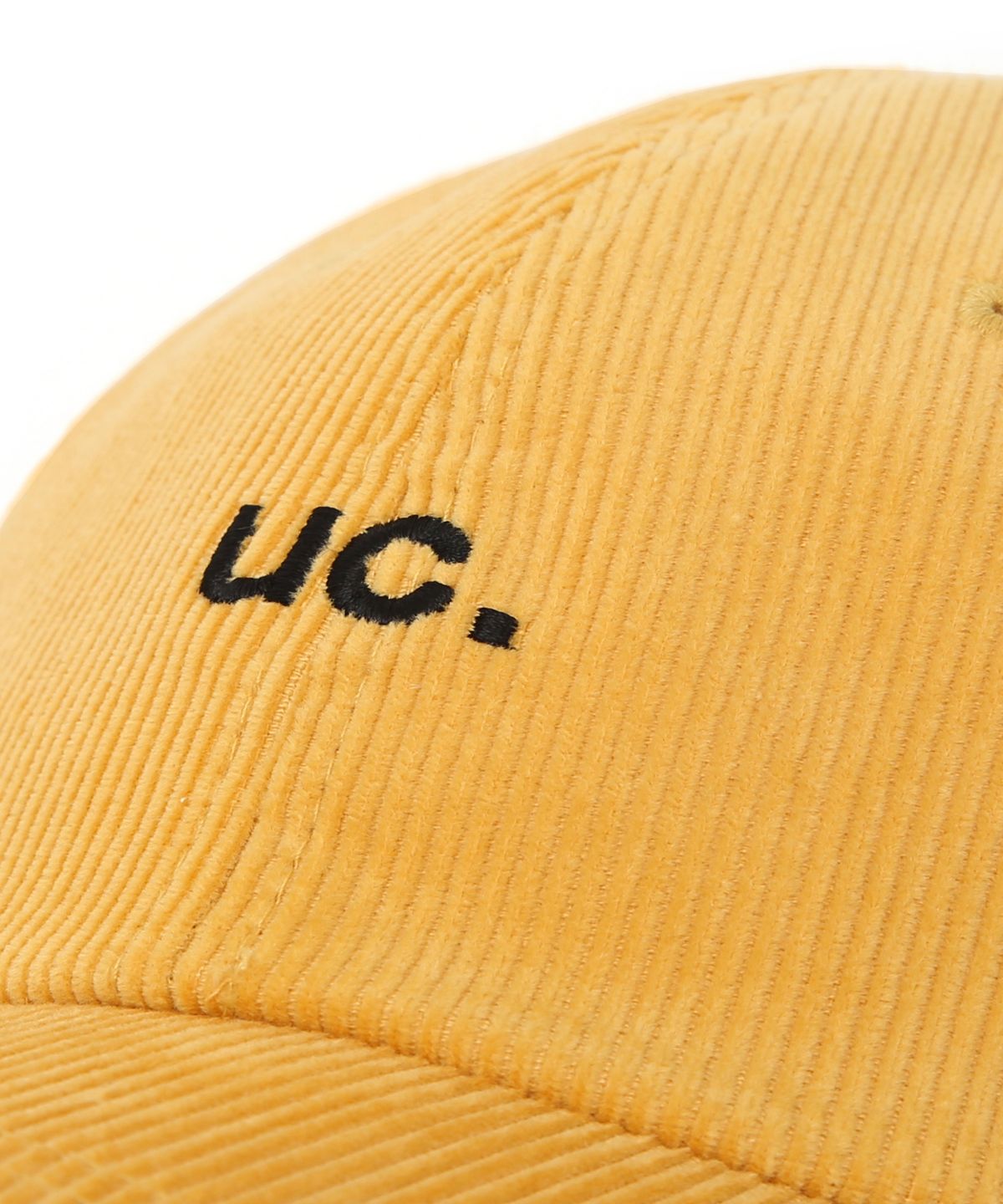 언더컨트롤(UNDERCONTROL) 코듀로이 볼캡 UC / AUTHENTIC B B / CD / YELLOW