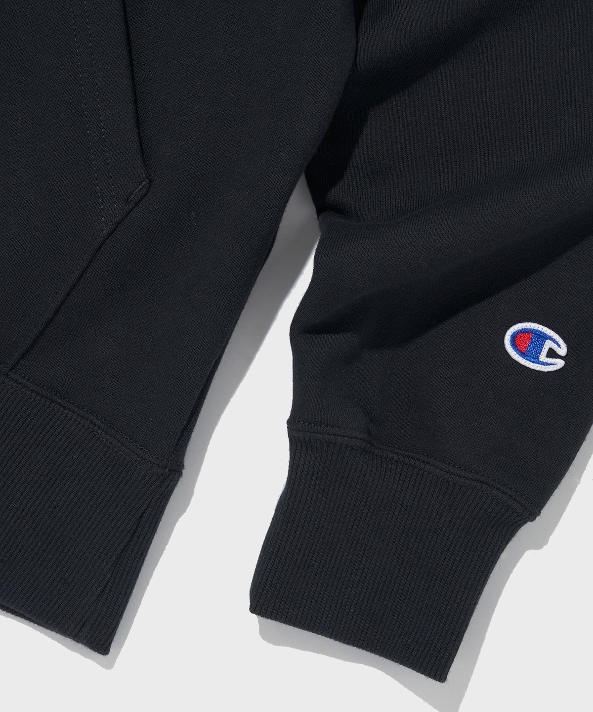 챔피온(CHAMPION) C로고 후드 티셔츠 Normal Navy