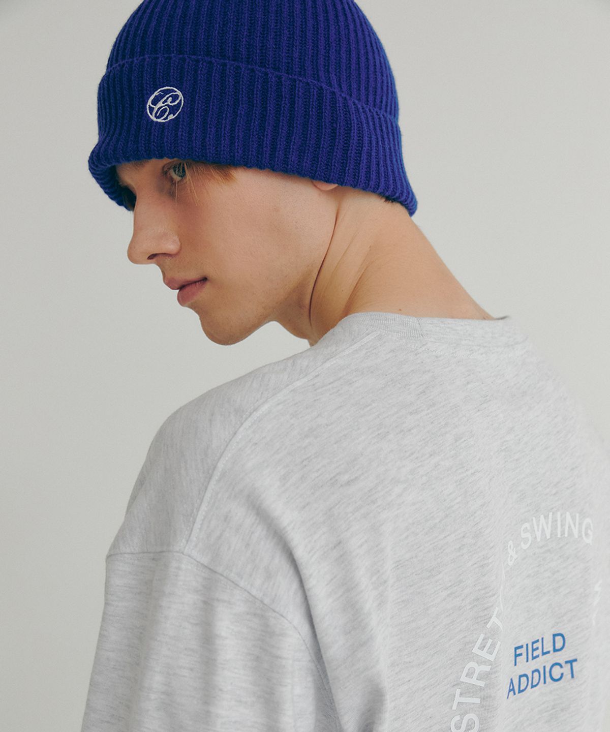 클로브(CLOVE) [22FW clove] Ribbed Beanie (Blue)