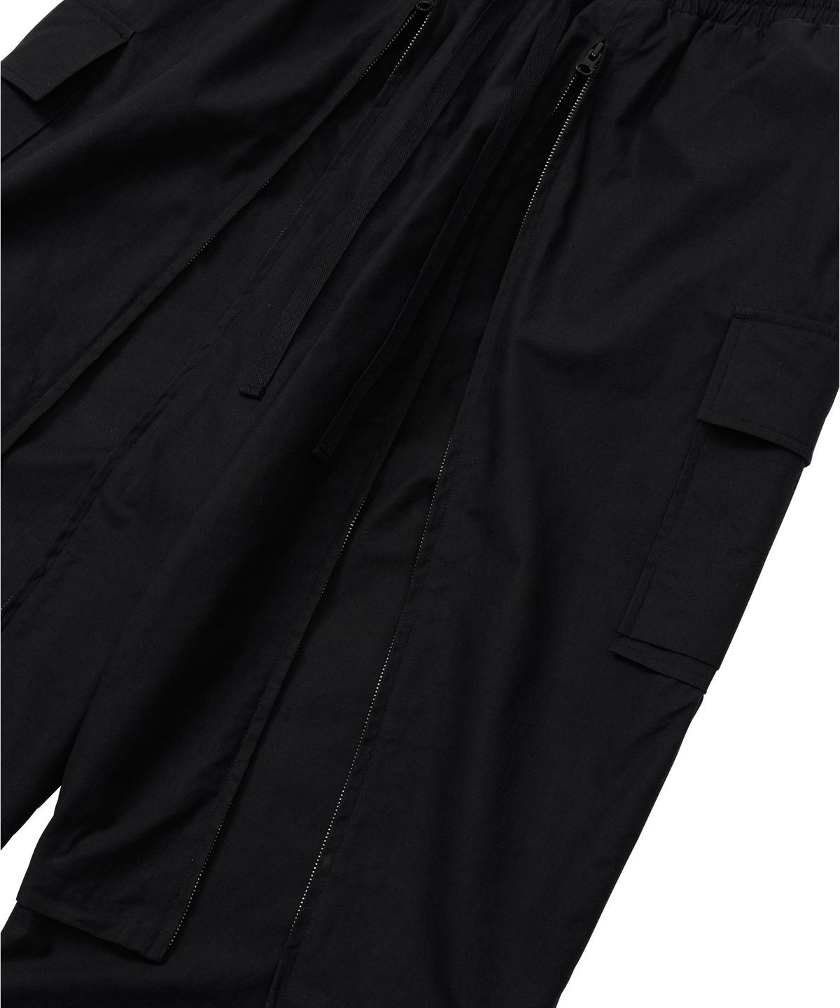 아조바이아조(AJOBYAJO) Oversized Layered Pants [BLACK]