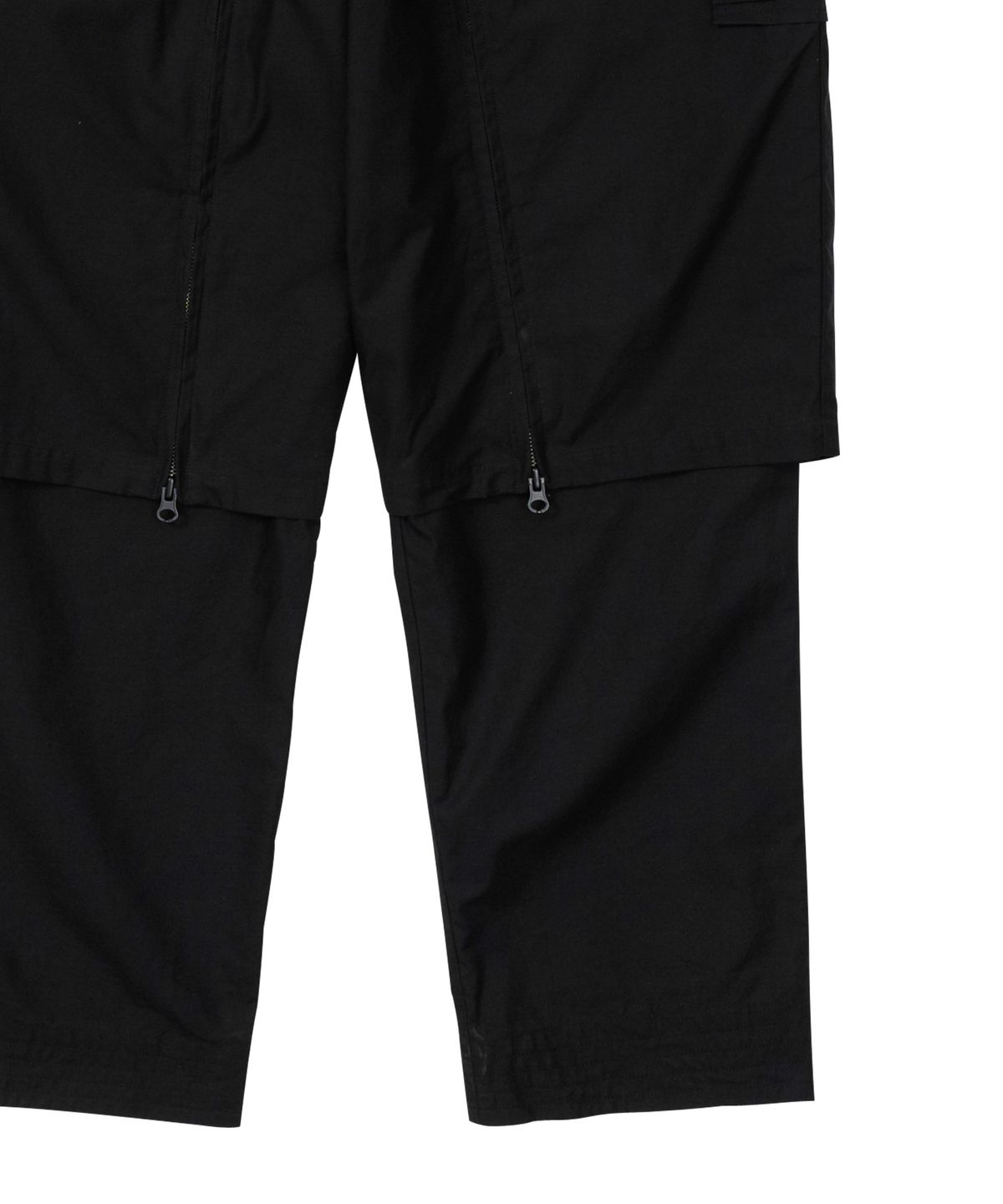 아조바이아조(AJOBYAJO) Oversized Layered Pants [BLACK]
