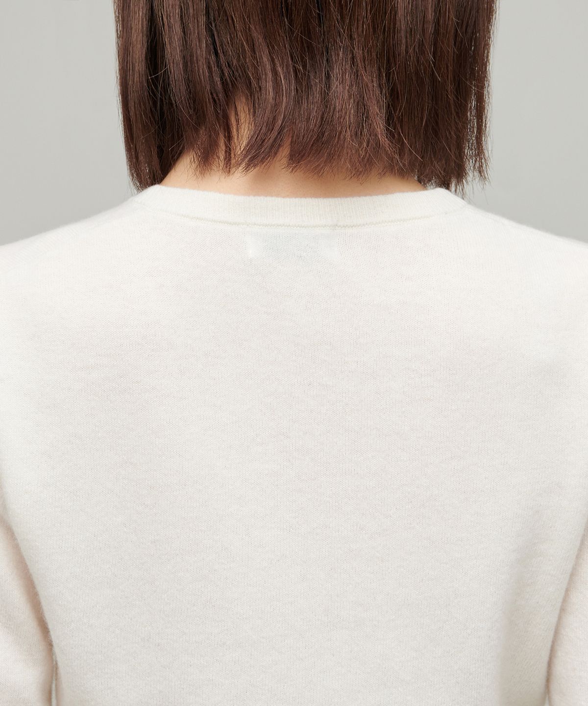 무신사 스탠다드 우먼(MUSINSA STANDARD WOMAN) 우먼즈 램스울 라운드 넥 크롭 가디건 [아이보리]