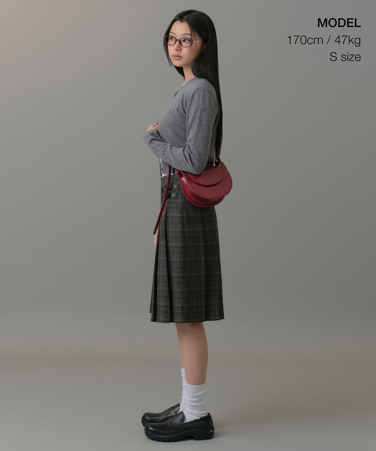 무신사 스탠다드 우먼(MUSINSA STANDARD WOMAN) 우먼즈 램스울 라운드 넥 크롭 가디건 [미디엄 그레이]
