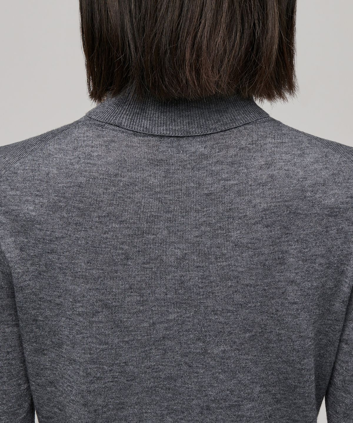 무신사 스탠다드 우먼(MUSINSA STANDARD WOMAN) 우먼즈 메리노 울 블렌드 하이게이지 터틀 넥 니트 [미디엄 그레이]