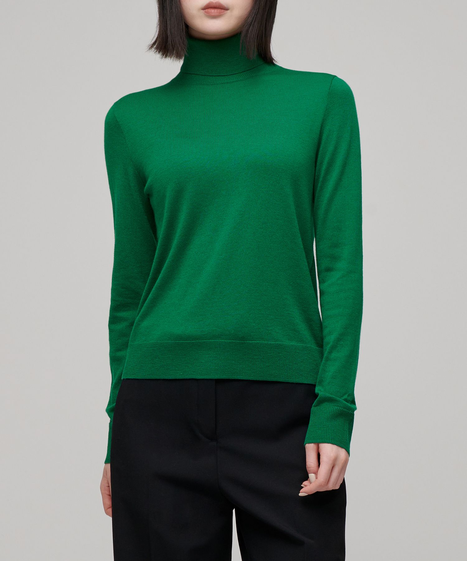 ニット・セーター *MUSINSA STANDARD* Merino wool blend high gauge turtleneck k MUSINSA | MUSINSA STANDARD WOMAN Women's Merino Wool Blend