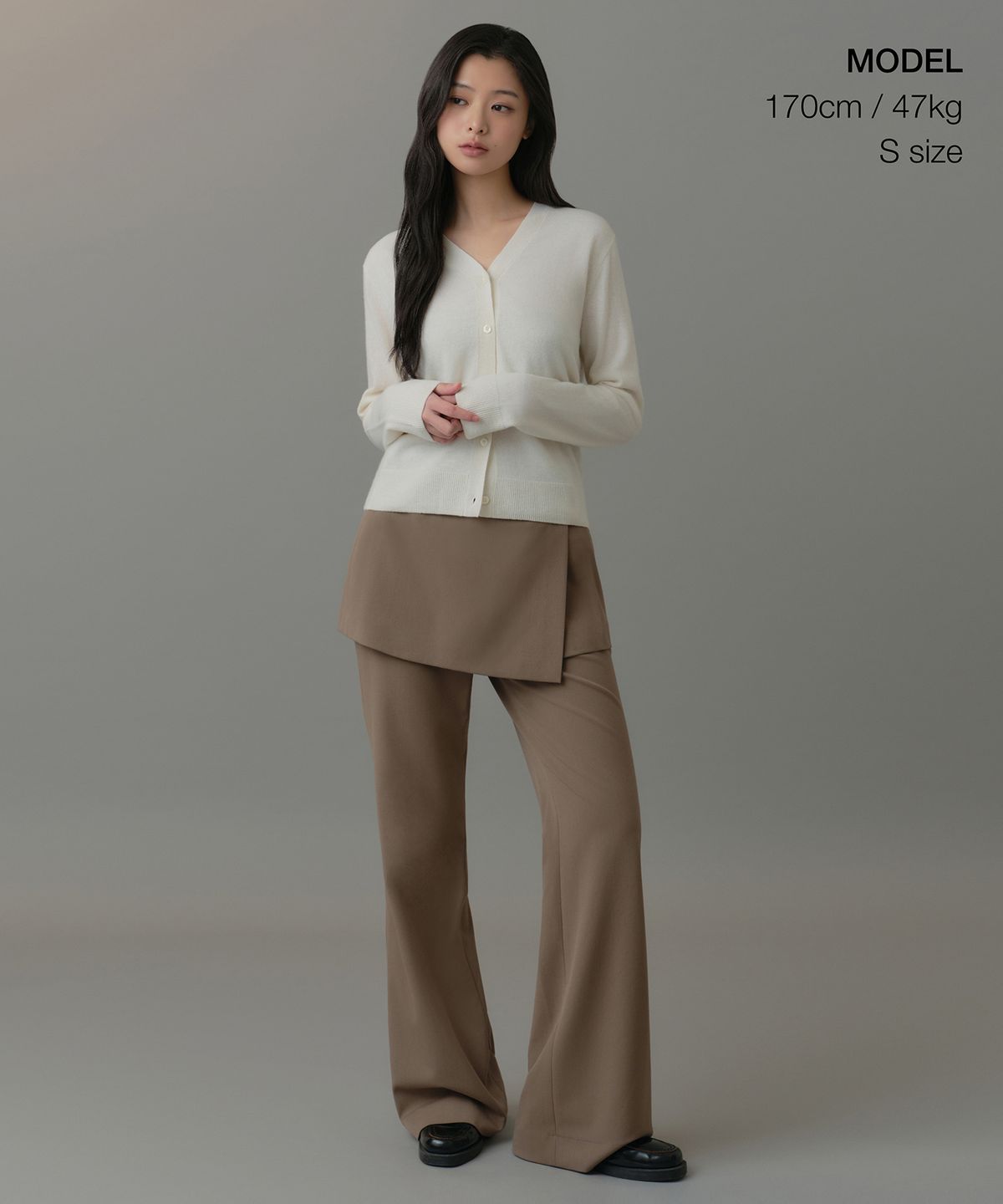 무신사 스탠다드 우먼(MUSINSA STANDARD WOMAN) 우먼즈 램스울 가디건 [아이보리]