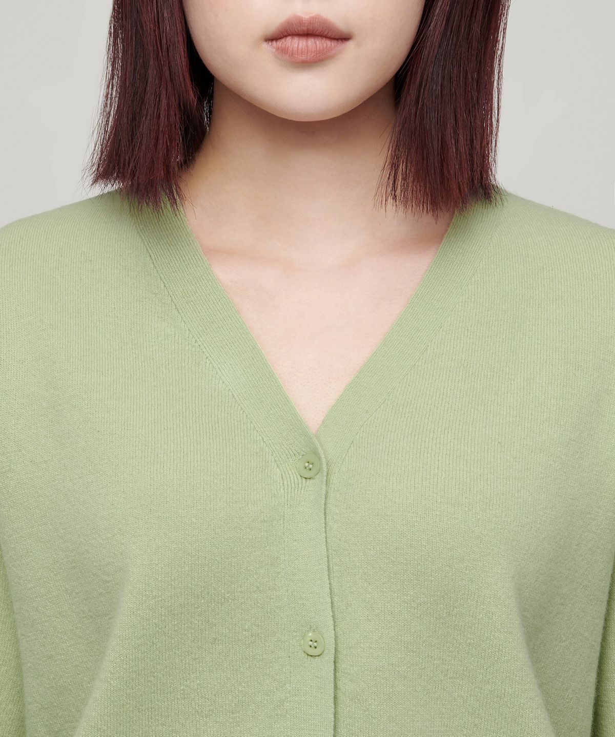 무신사 스탠다드 우먼(MUSINSA STANDARD WOMAN) 우먼즈 램스울 가디건 [페일 그린]