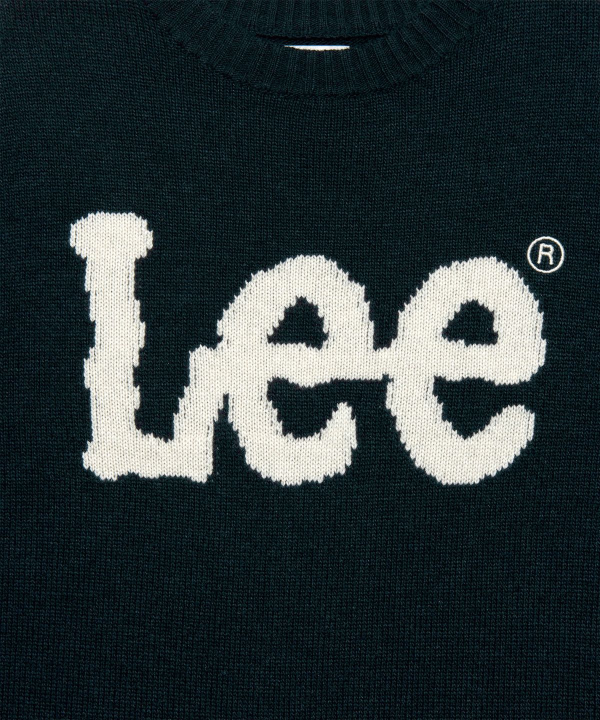 리(LEE) 빅 트위치 로고 니트 다크 파인