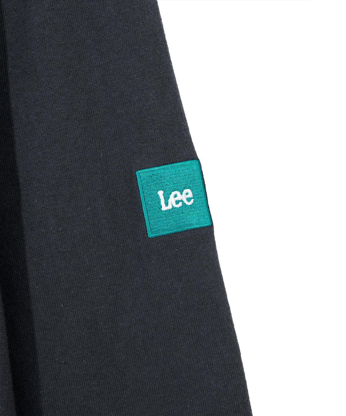 리(LEE) 박스 트위치 모크넥 긴팔티셔츠 차콜