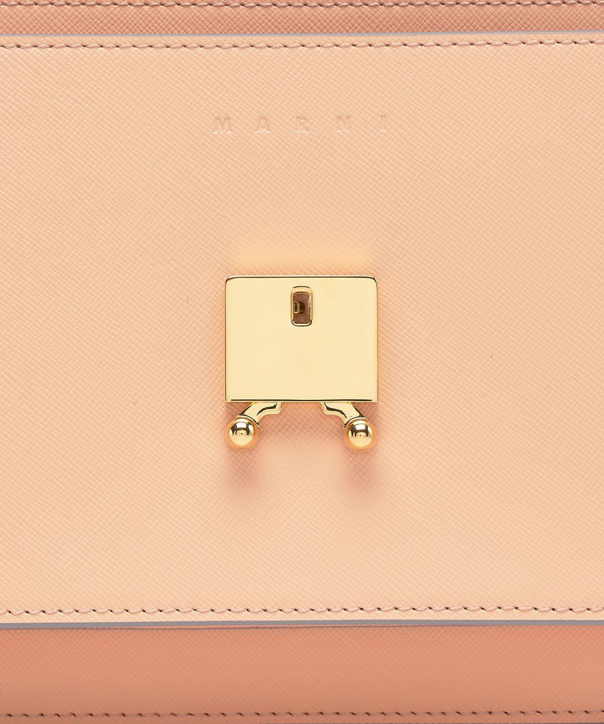 마르니(MARNI) 미디움 트렁크 숄더백 - 화이트:오렌지 / SBMPN09U67LV520Z539G