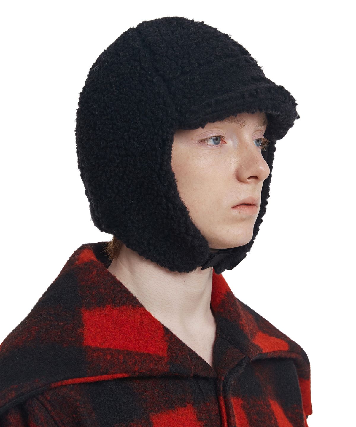 트렁크프로젝트(TRUNK PROJECT) Shearing Aviator Hat_Black