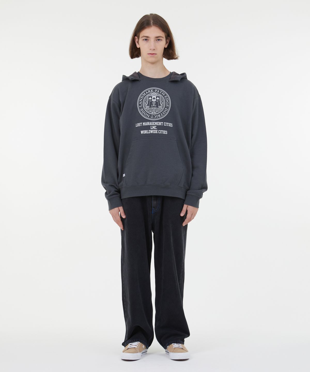 엘엠씨(LMC) LMC UNIV AFTER HOODIE charcoal