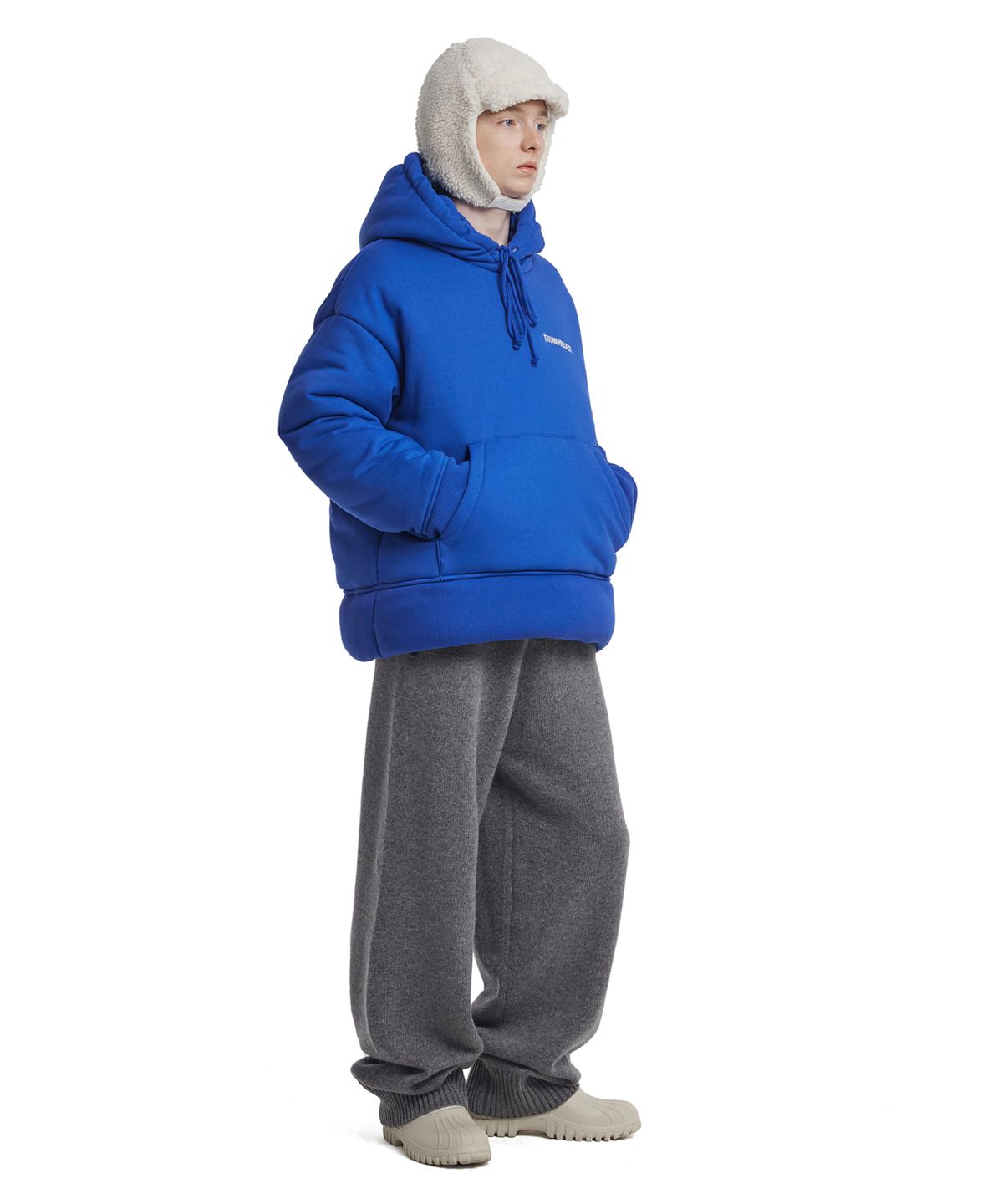 트렁크프로젝트(TRUNK PROJECT) Padded Hoodie_Blue