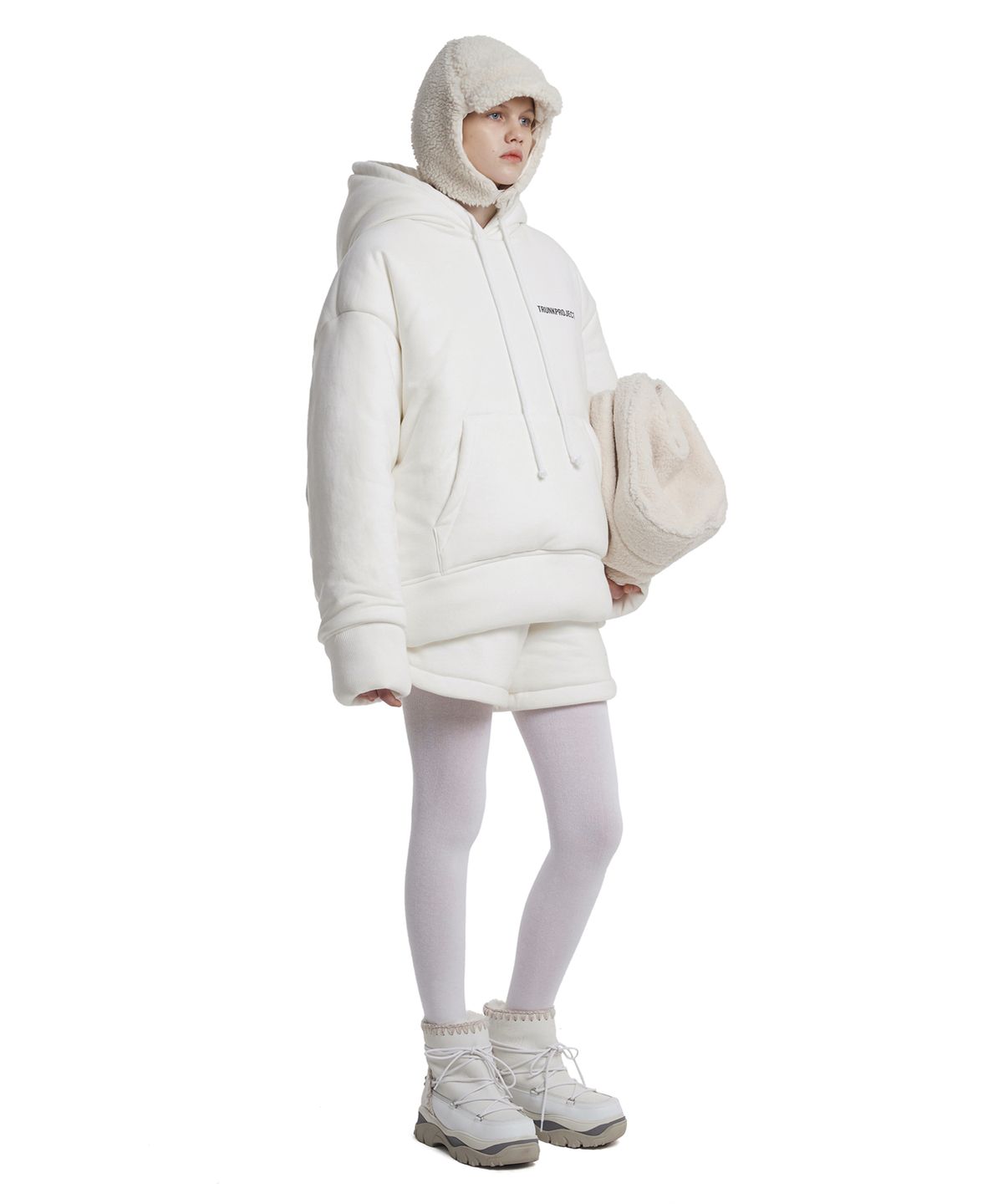 트렁크프로젝트(TRUNK PROJECT) Padded Hoodie_White