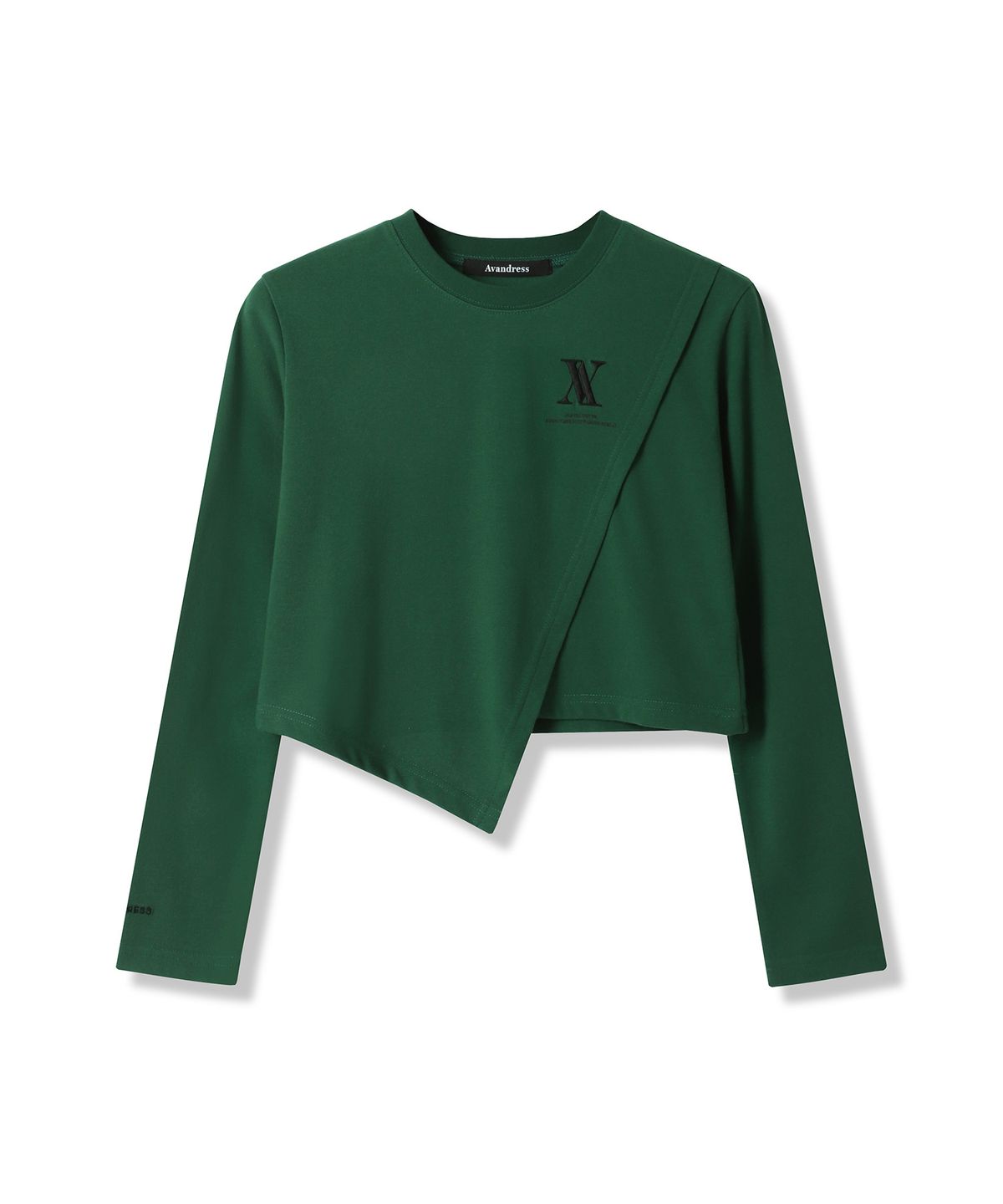 어반드레스(AVANDRESS) DIAGONAL LONG SLEEVE T-SHIRT - 6COL