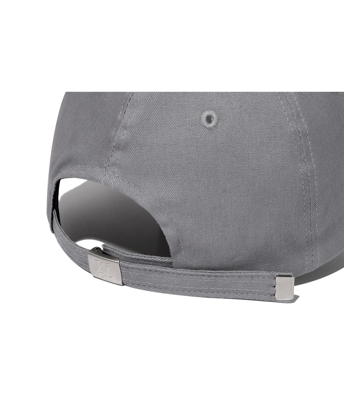 우알롱(WOOALONG) Signature Logo ball cap - DUSTY GREY