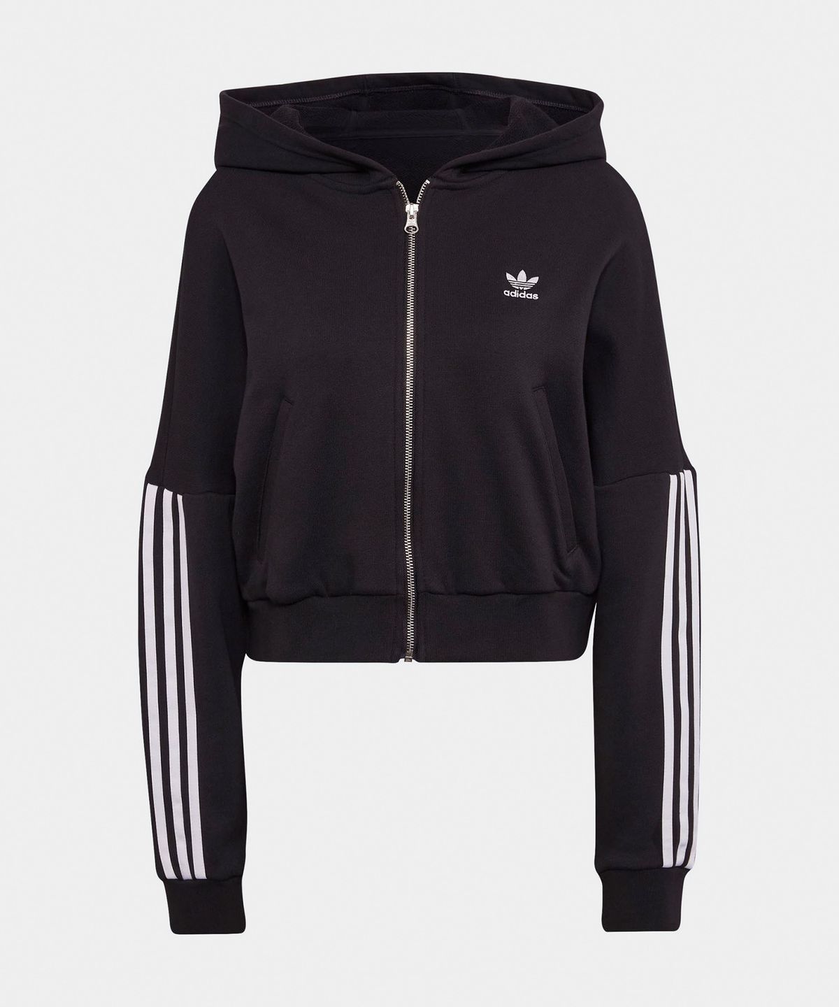 아디다스(ADIDAS) 클래식 집업 후디 - 블랙 / HM2130