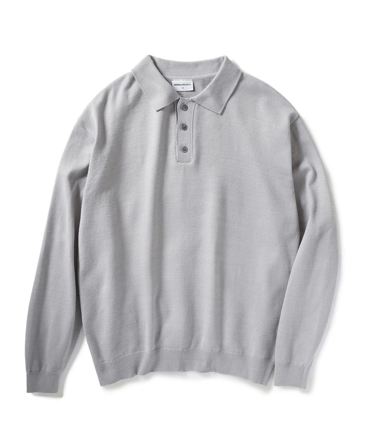 미니멀프로젝트(MINIMALPROJECT) 하프 버튼 카라 니트 MNT105 / 2color