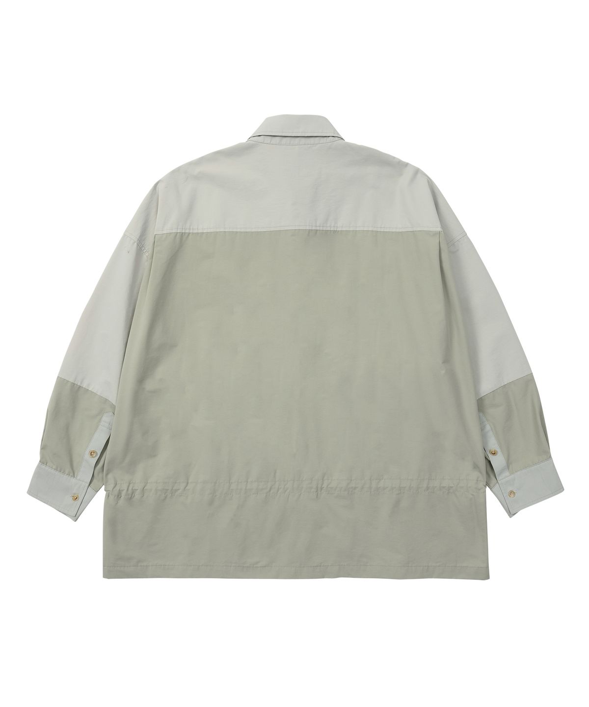 아조바이아조(AJOBYAJO) Nylon String Oversized Shirt [LIGHT GREY]