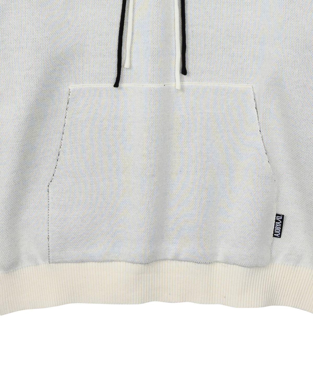 아조바이아조(AJOBYAJO) Crying Boy Cotton Knit Hoodie [IVORY]