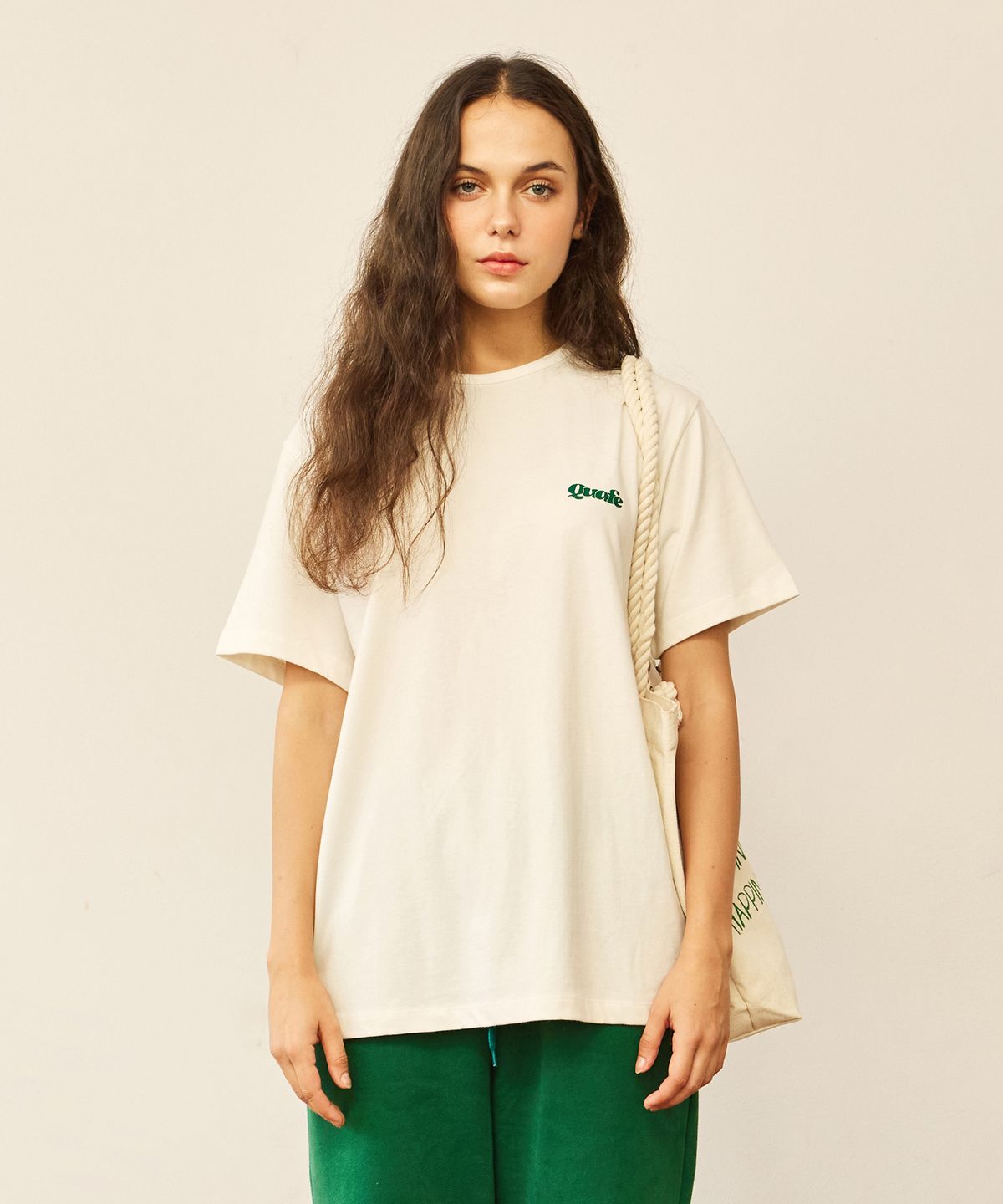 꾸아페(QUAFE) [UNISEX] QUAFY PRINTING T-SHIRT