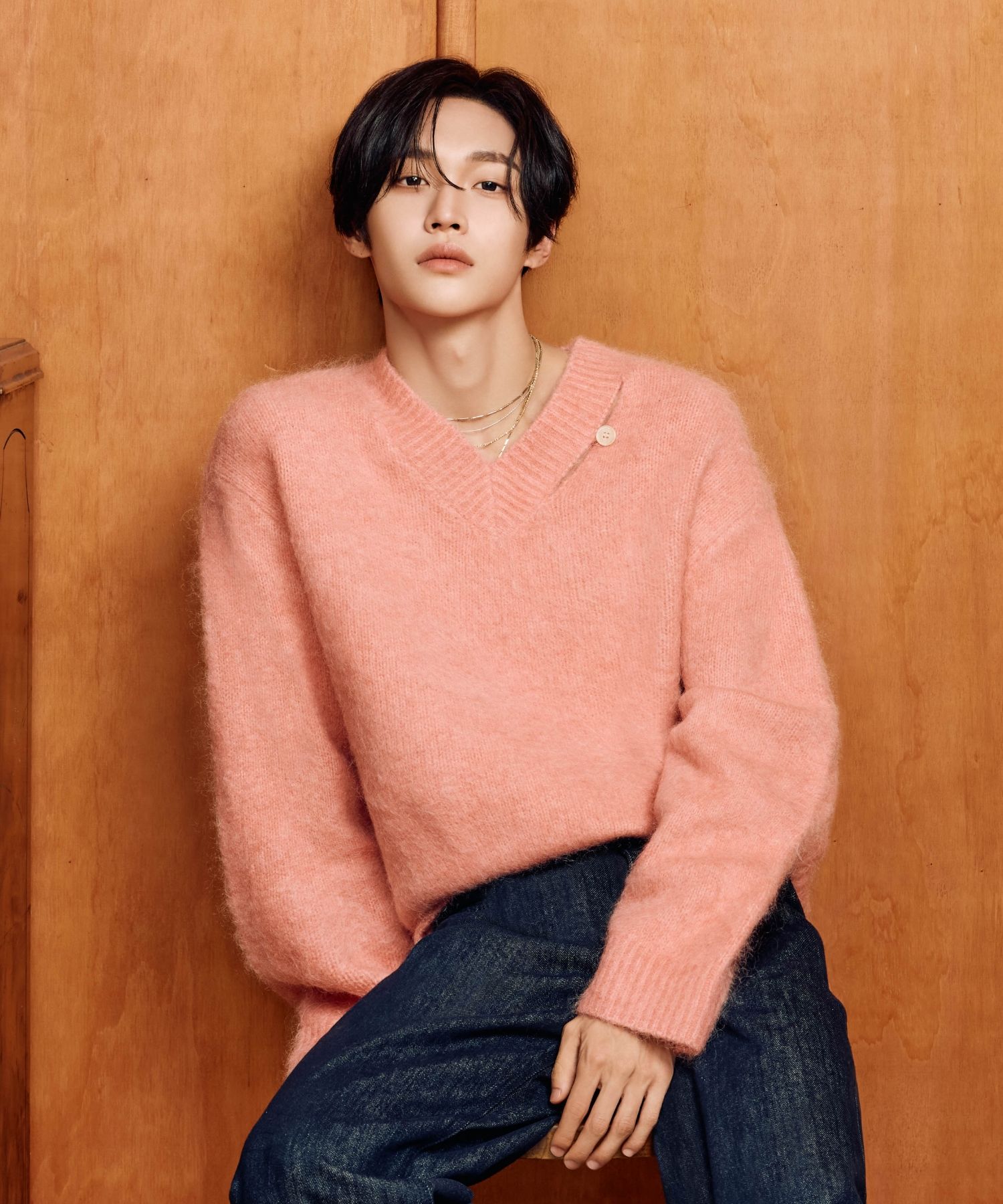 トップス SATUR Two Tone Mohair Pullover Knit ☆SATUR☆Essen Two Tone Mohair Pullover Knit (SATUR/ニット